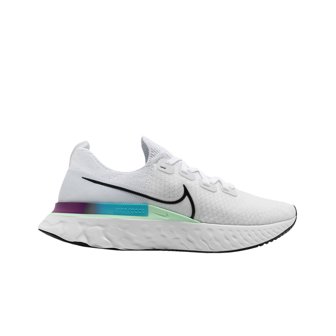 CD4371-102 Nike React Infinity Run Flyknit White Vapor Green