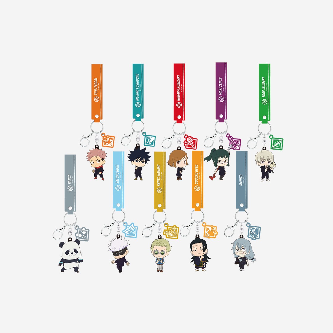 Jujutsu Kaisen Random Rubber Keyrings Shibuya Incident 상세 이미지 1