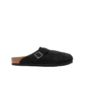 Birkenstock Boston BS Suede Black - Regular