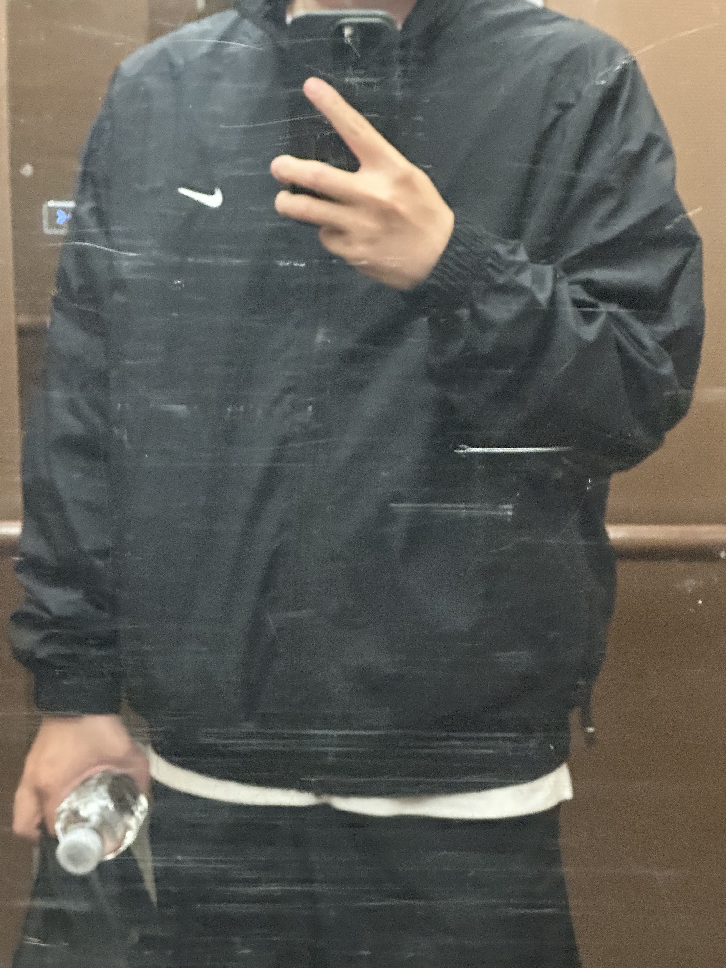 Nike NRG Solo Swoosh Woven Track Jacket Black - Asia 착용 스타일
