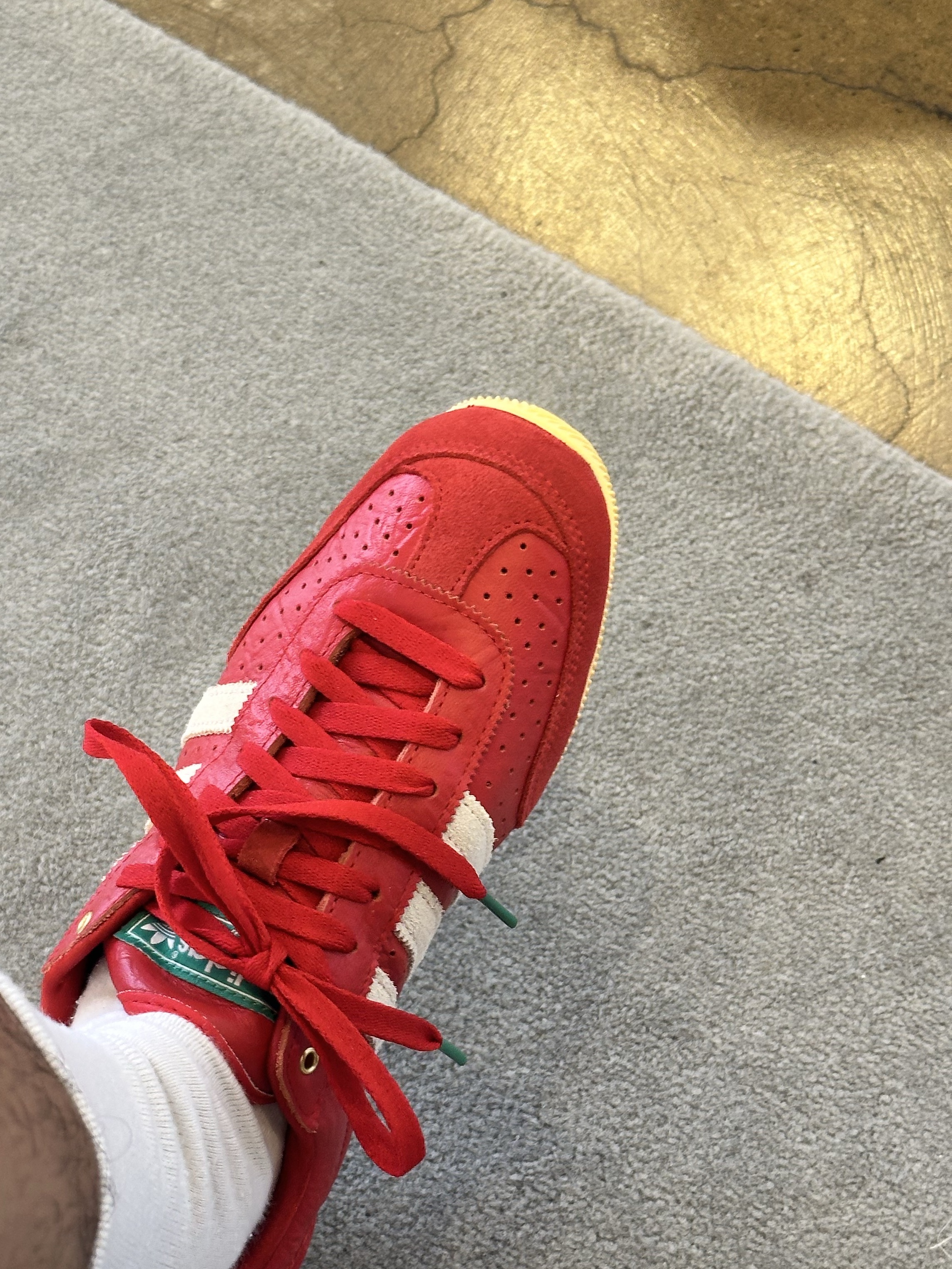 (W) Adidas Japan Shoes Better Scarlet Off White 착용 스타일 - 3
