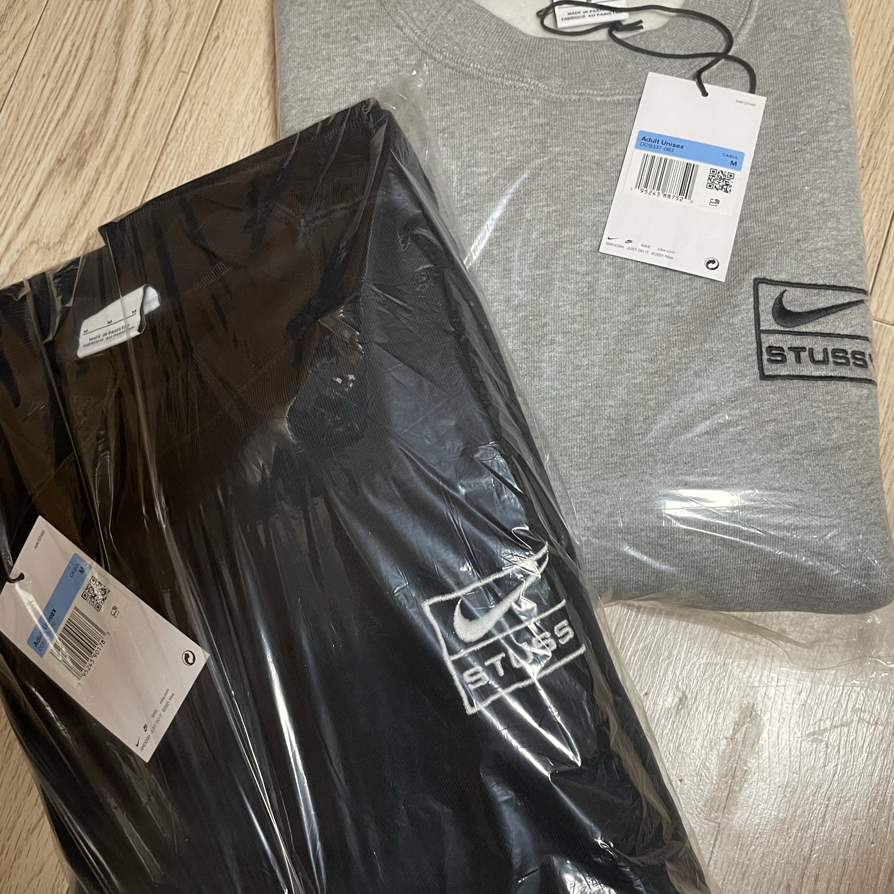 Nike x Stussy NRG Washed Fleece Crewneck Black (DO5310-010) 착용 스타일