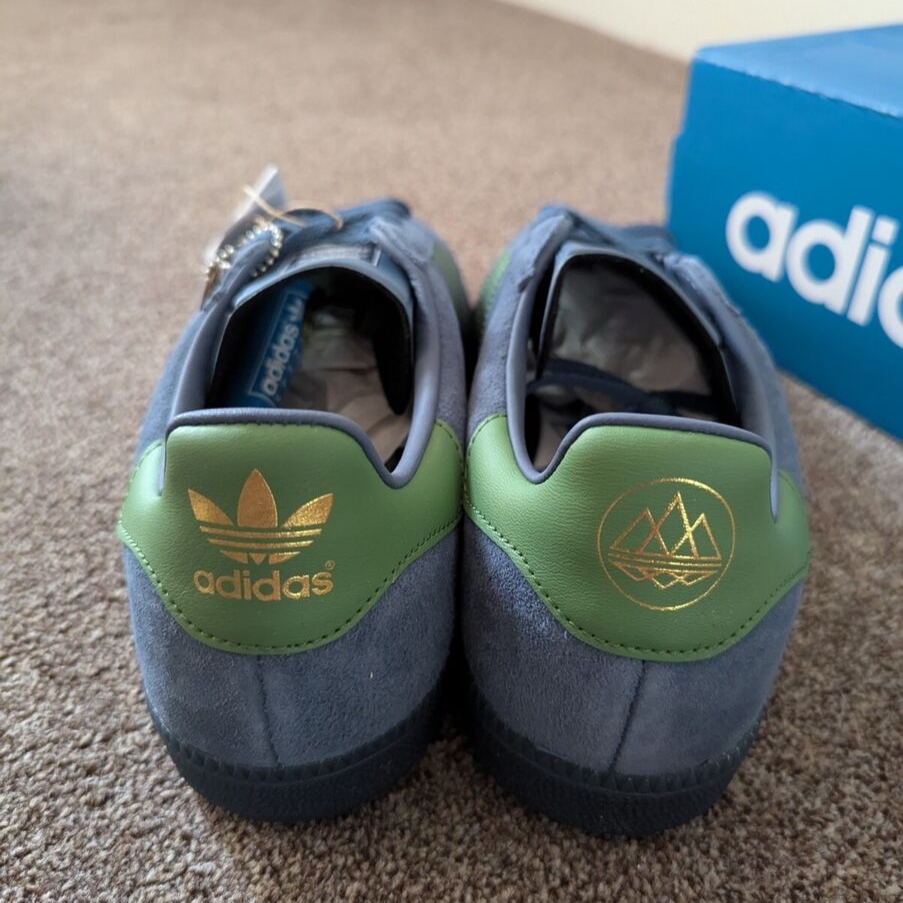 Adidas x END. Samba Deco Spezial Dark Blue 착용 스타일 - 8