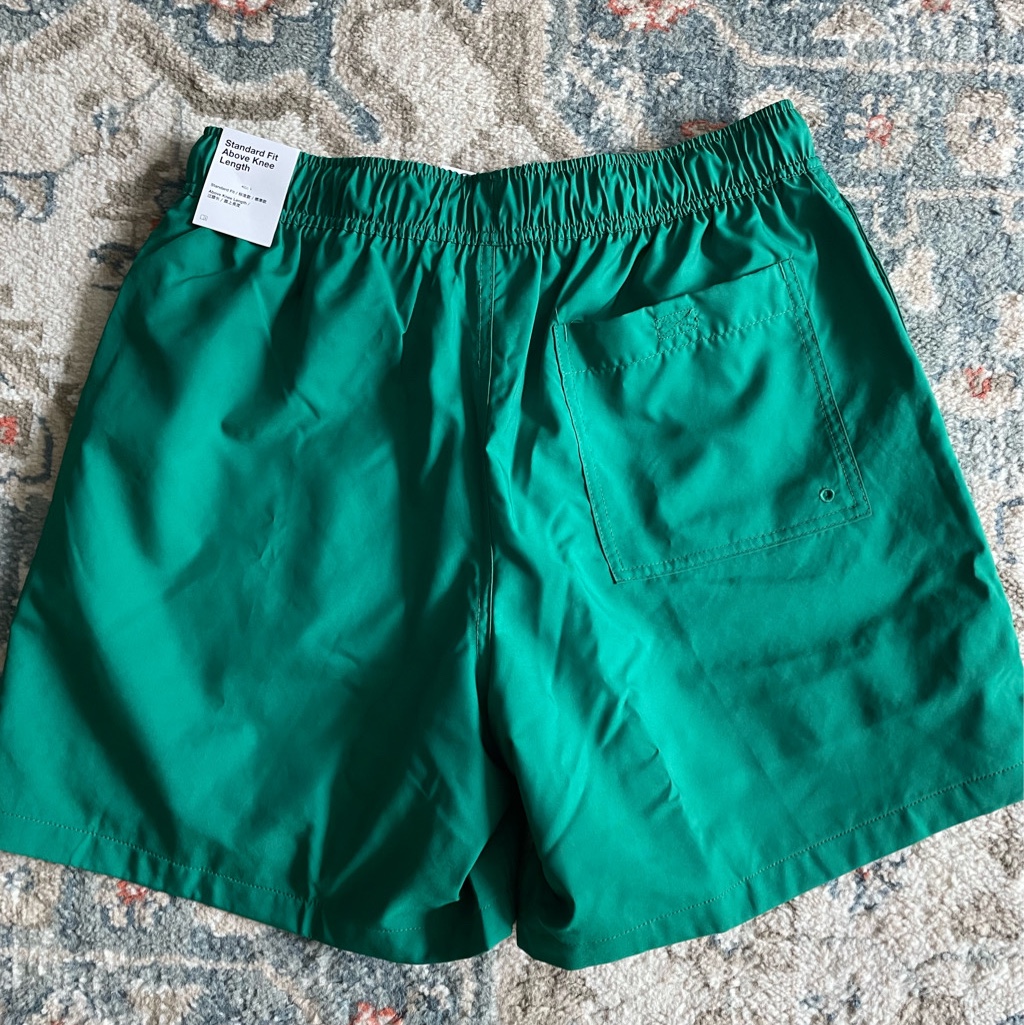 Nike Club Woven Flow Shorts Malachite White - Asia 착용 스타일 - 3