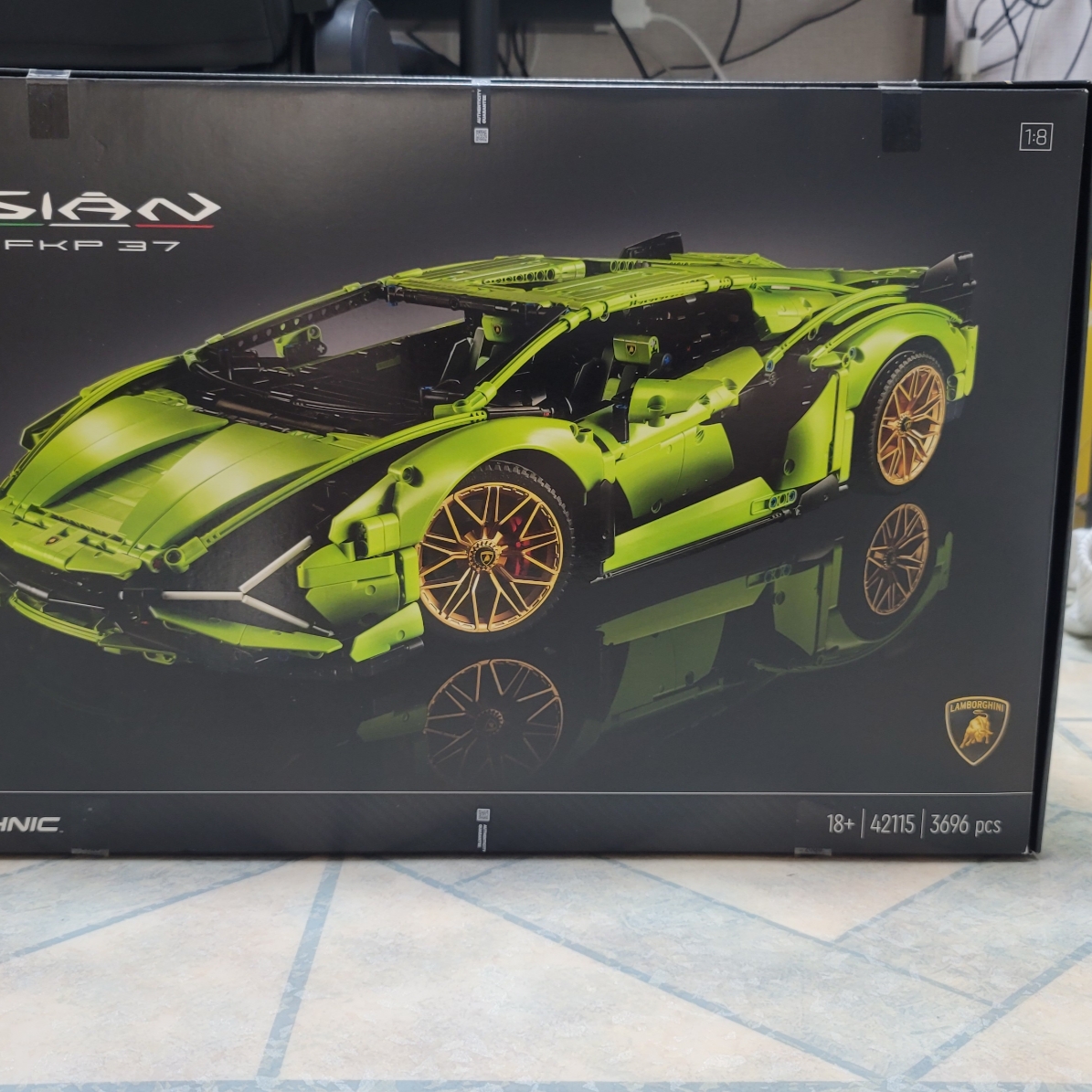 Lego Lamborghini Sian FKP 37 착용 스타일