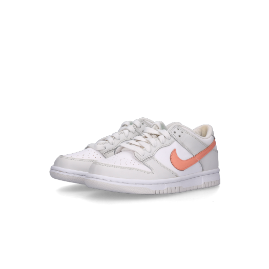 (GS) Nike Dunk Low White Bone Peach Aqua