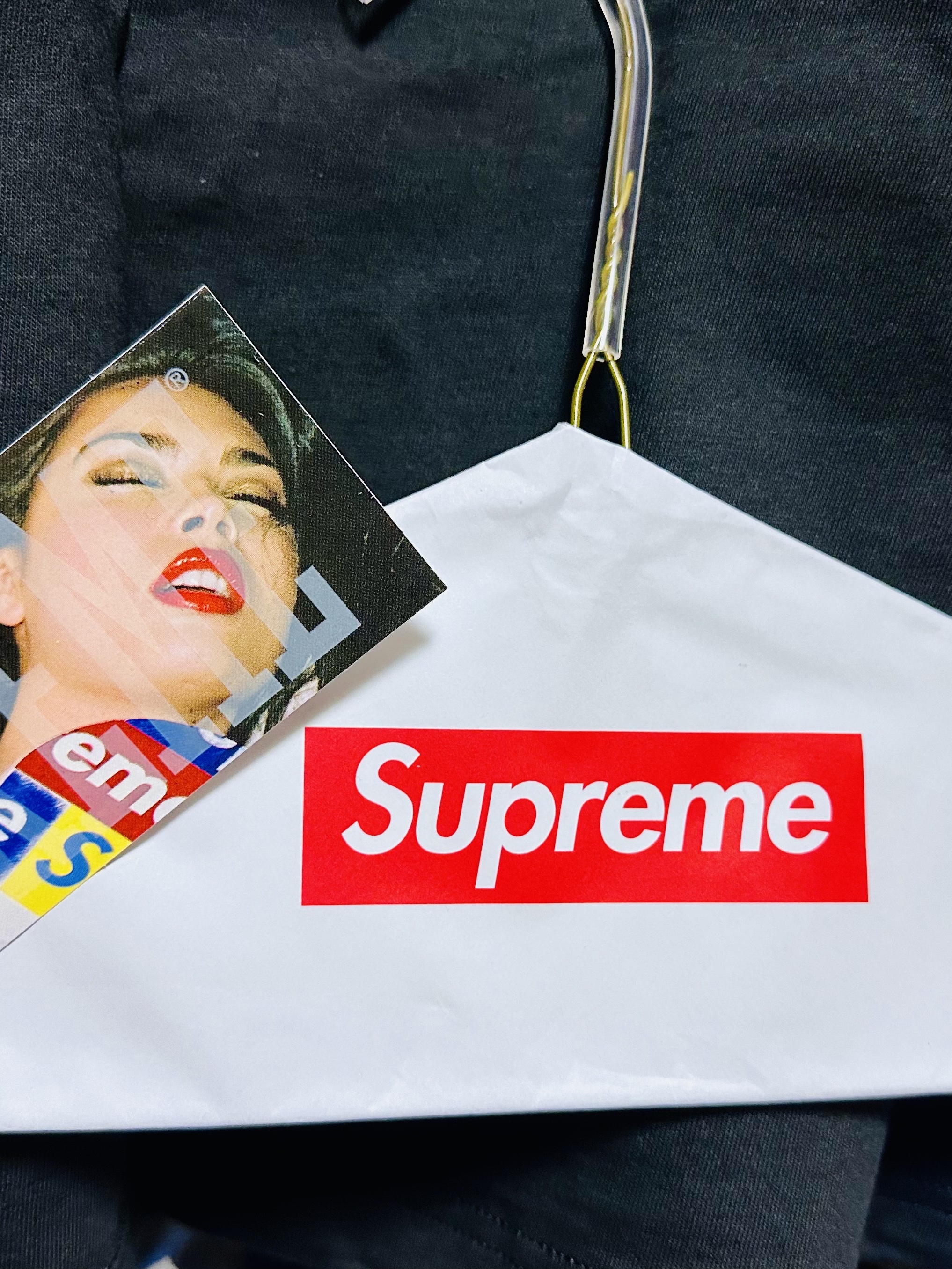 Supreme Fuck Money T-Shirt Black - 24FW 착용 스타일 - 2