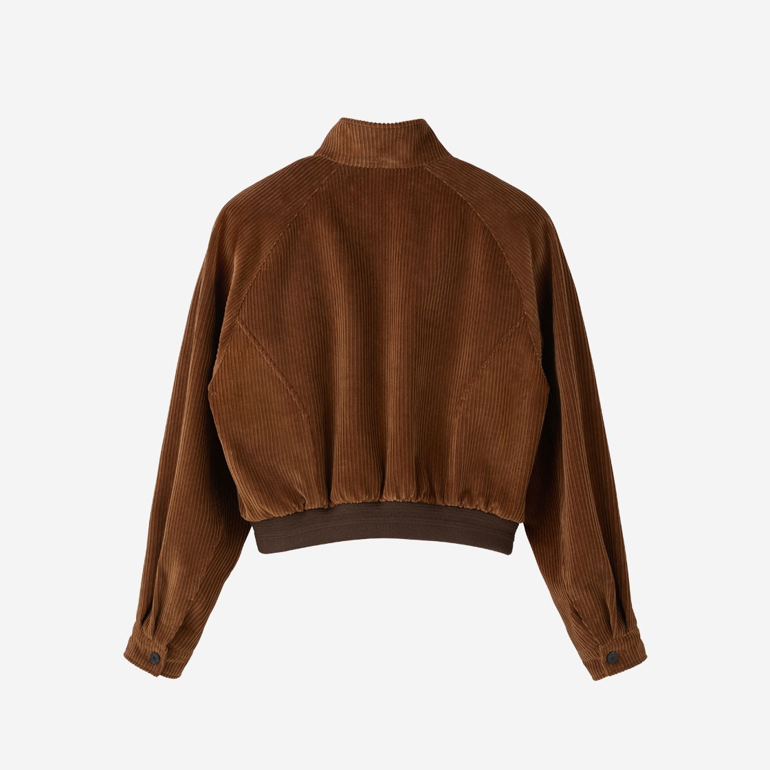 Recto Jack Corduroy Harrington Jumper Red Brown 상세 이미지 2