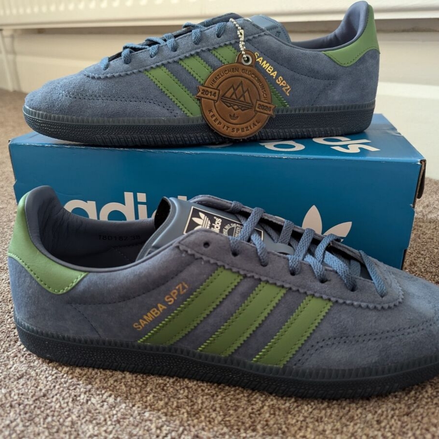 Adidas x END. Samba Deco Spezial Dark Blue 착용 스타일 - 9