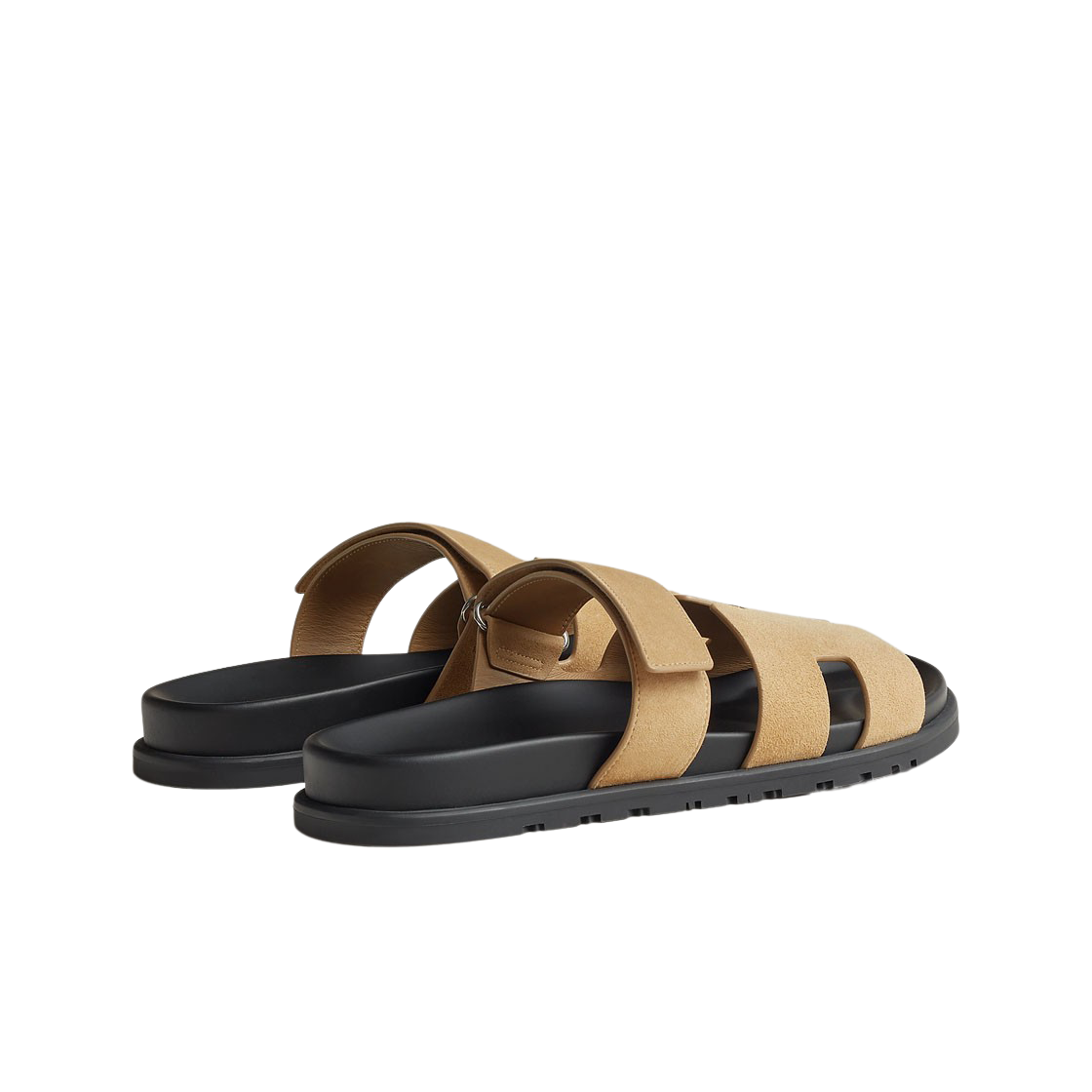 에르메스 시프레 샌들 스웨이드 고트스킨 & 베쥬 알바트르(Hermes Chypre Sandal Suede Goatskin & Beige Albatre) - 3