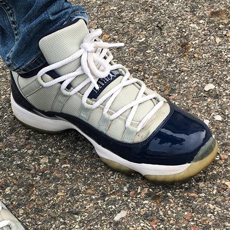 Jordan 11 Retro Low Georgetown 착용 스타일