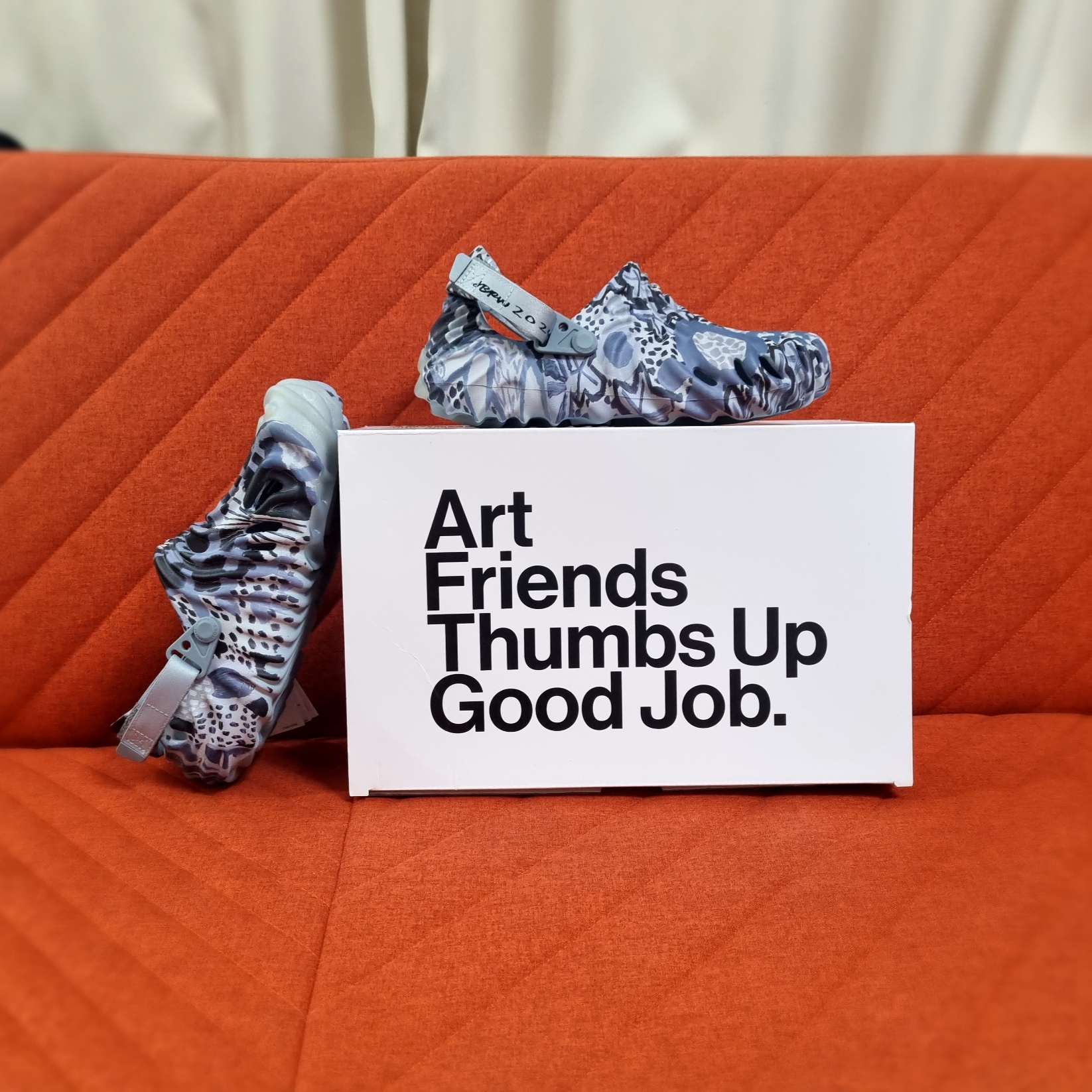 Crocs x Jonas Wood x Salehe Bembury Pollex Clog Multicolor 착용 스타일 - 1