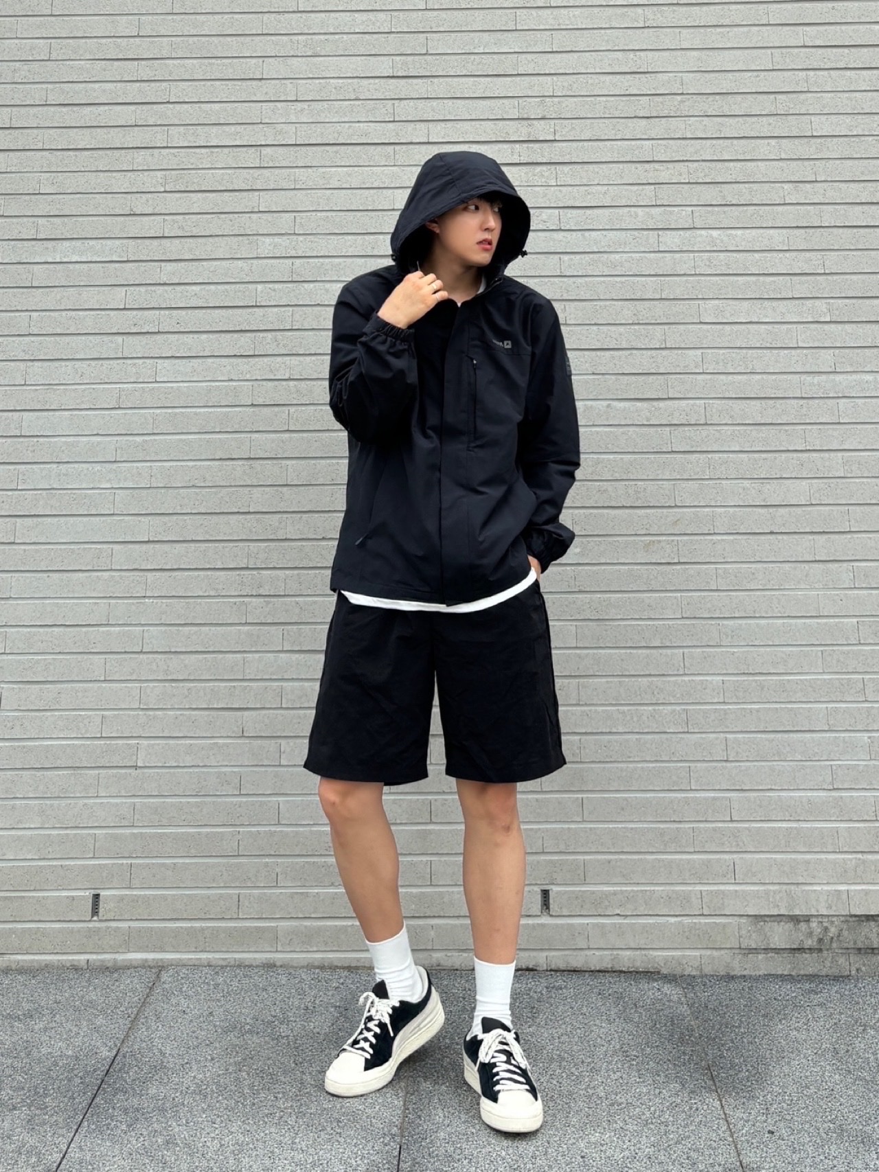 Puma Suede XL Puma Black Puma White 착용 스타일 - 4