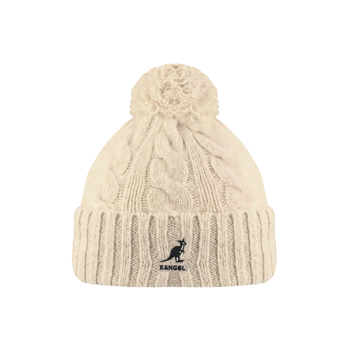 Kangol Pompom Beanie Beige 상세 이미지 1