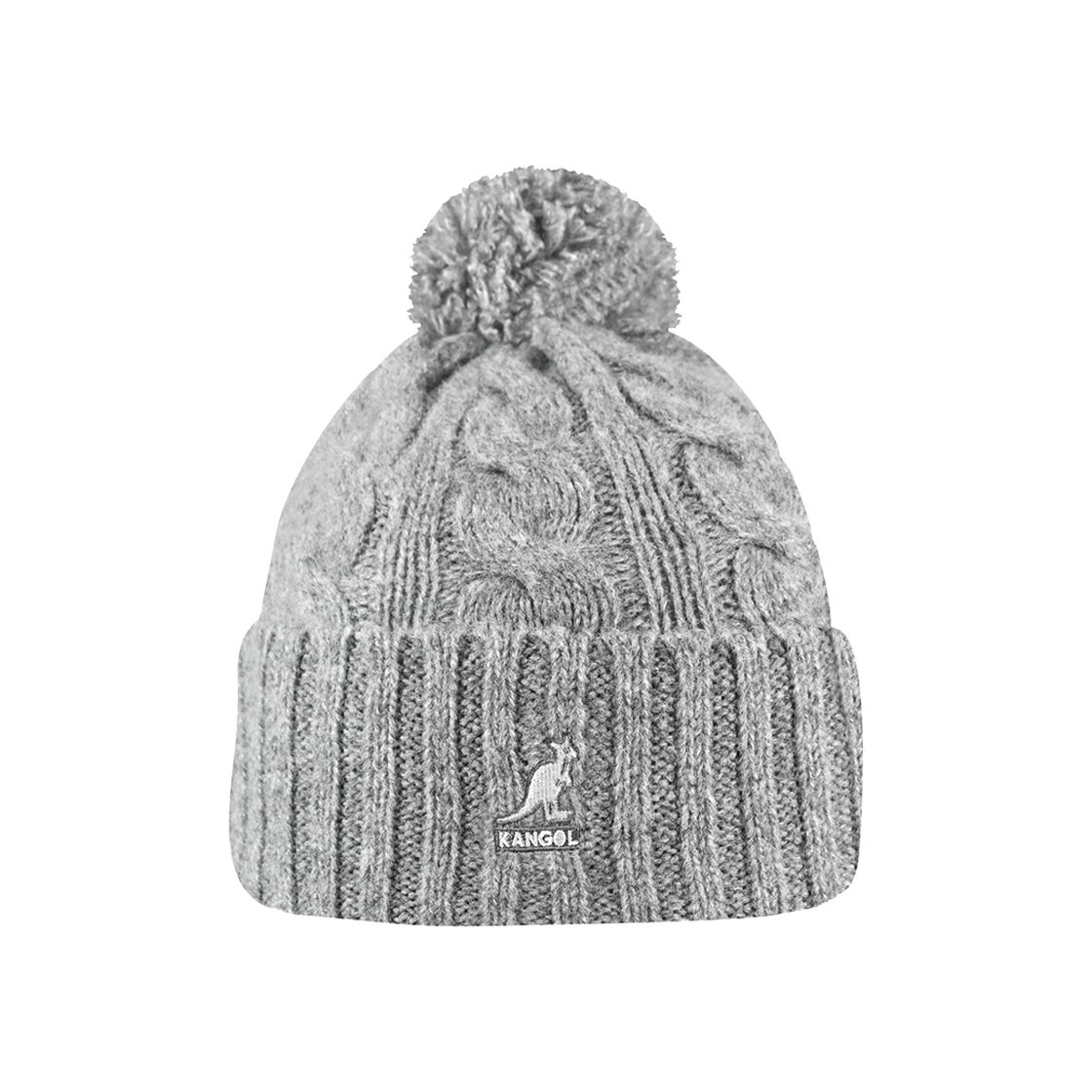 Kangol Pompom Beanie Grey 상세 이미지 1