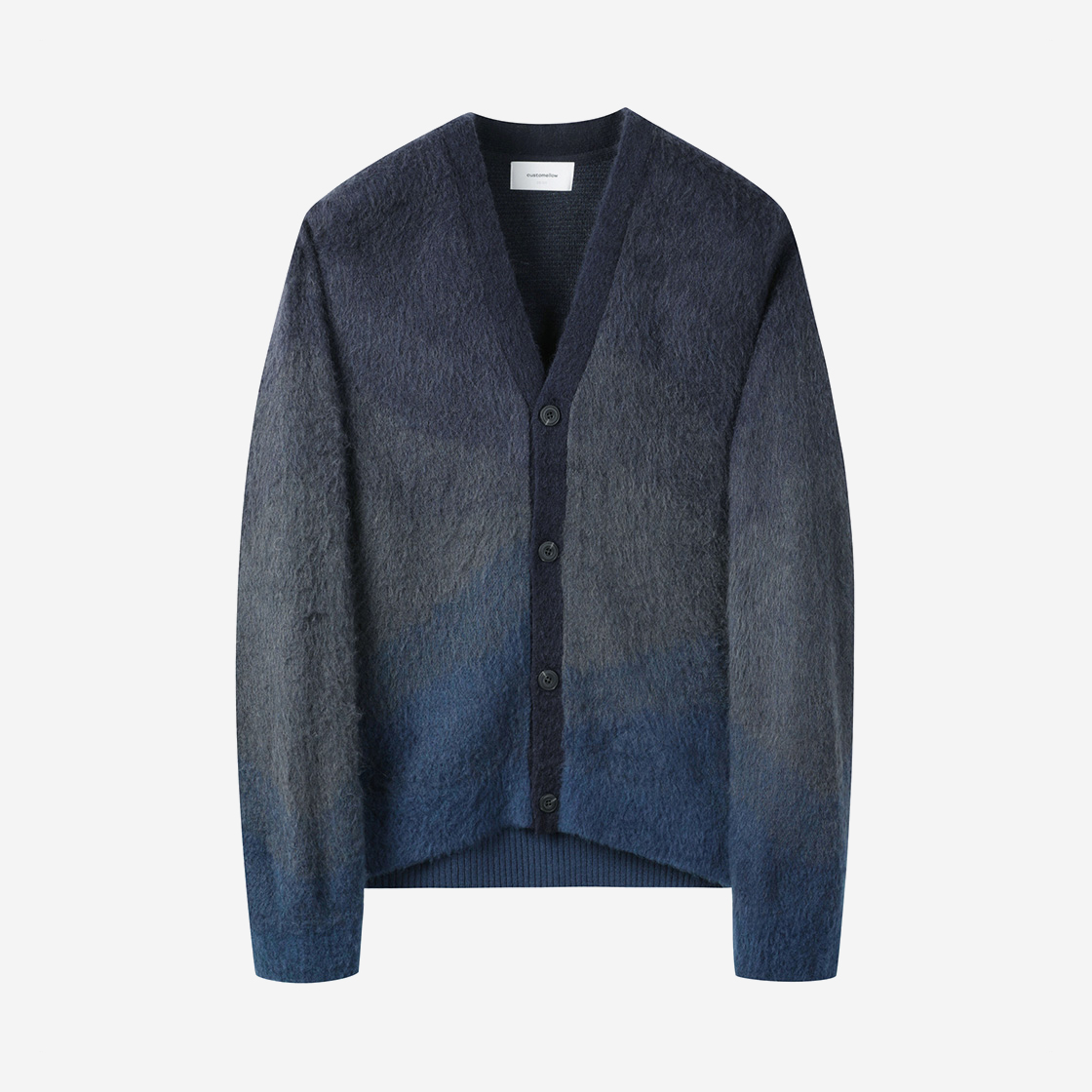 커스텀멜로우 그라데이션 가디건 블루