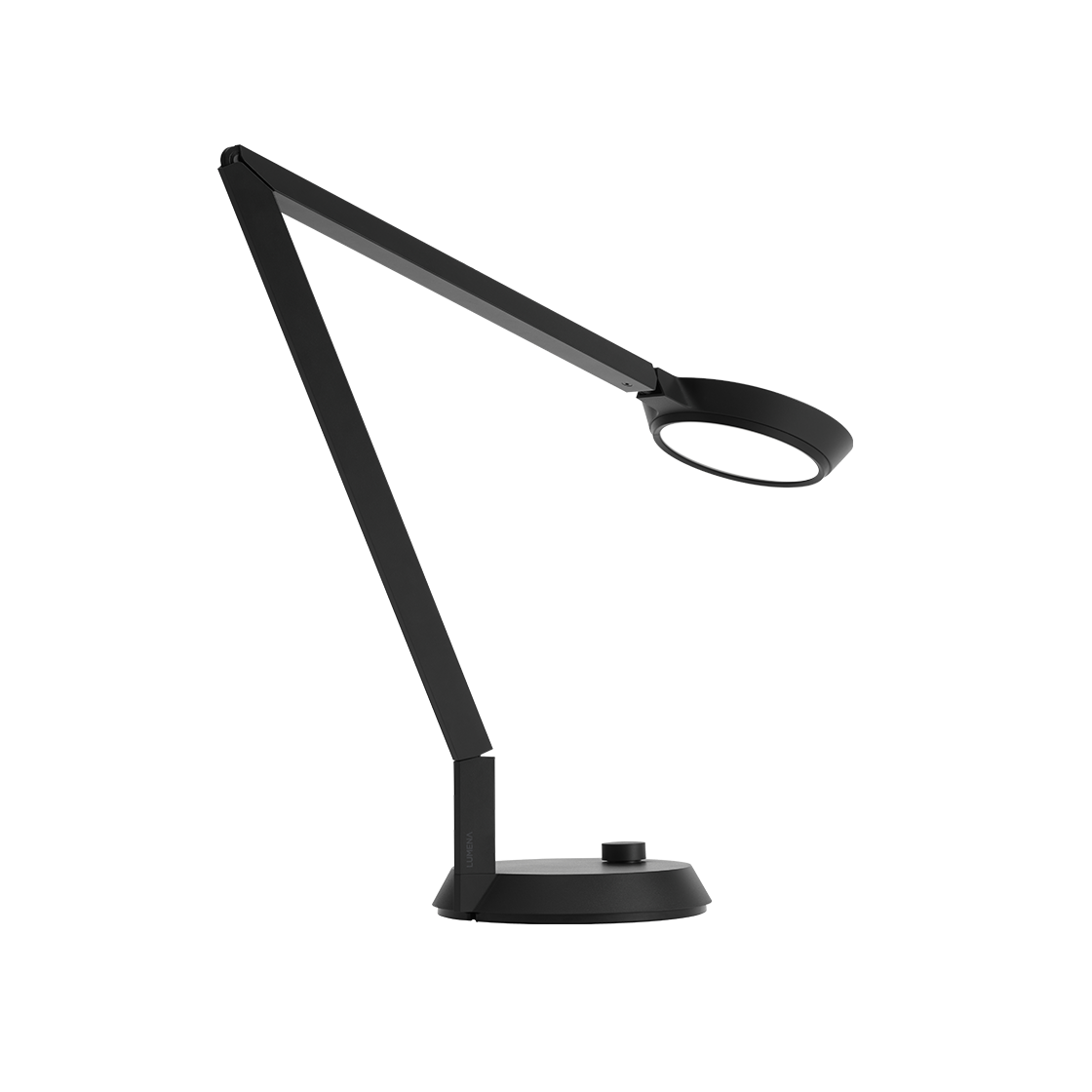 DESK-ON-BK Lumena DESK ON LED Stand Charcoal Black