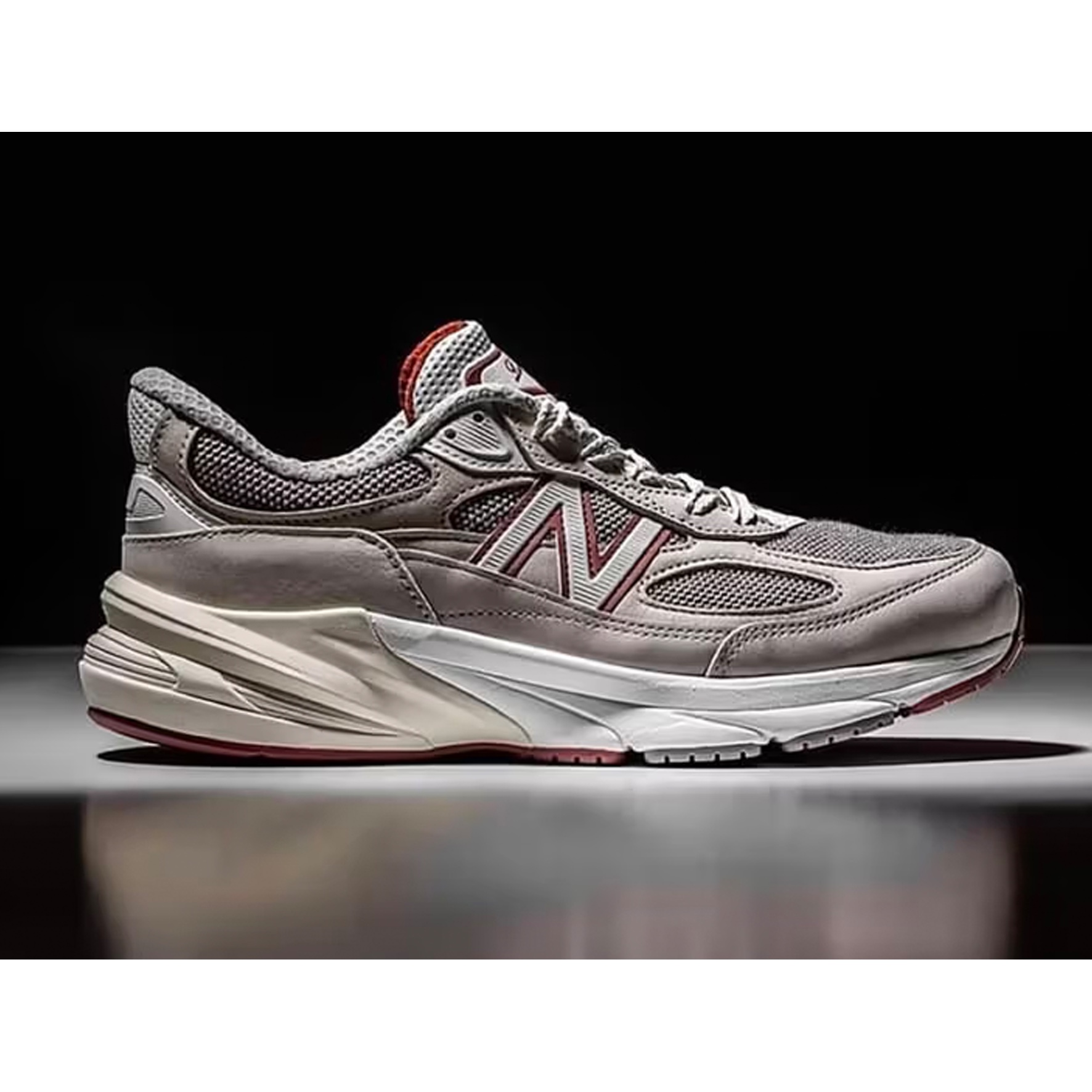 New Balance x Loro Piana 990v6 Made in USA Cream 착용 스타일 - 2