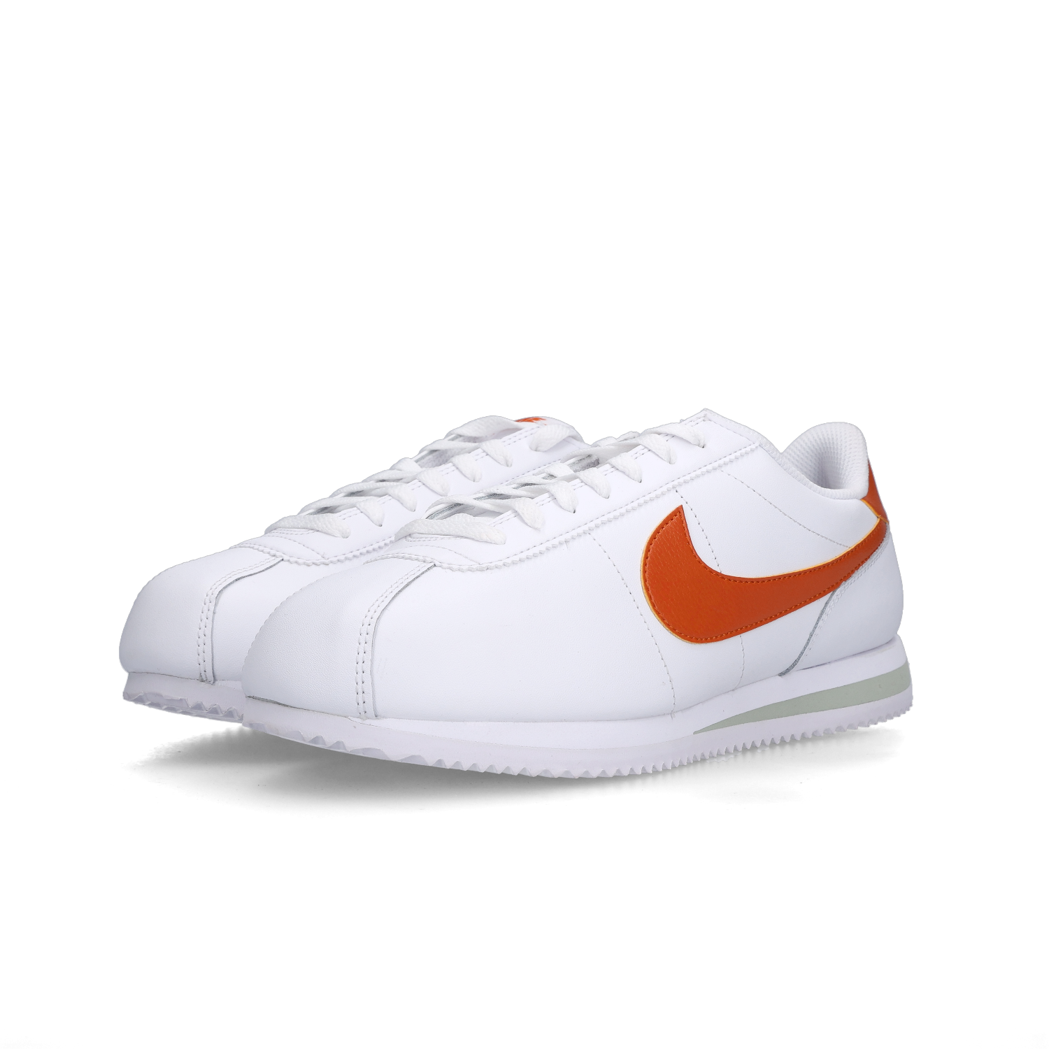 Nike Cortez White Campfire Orange