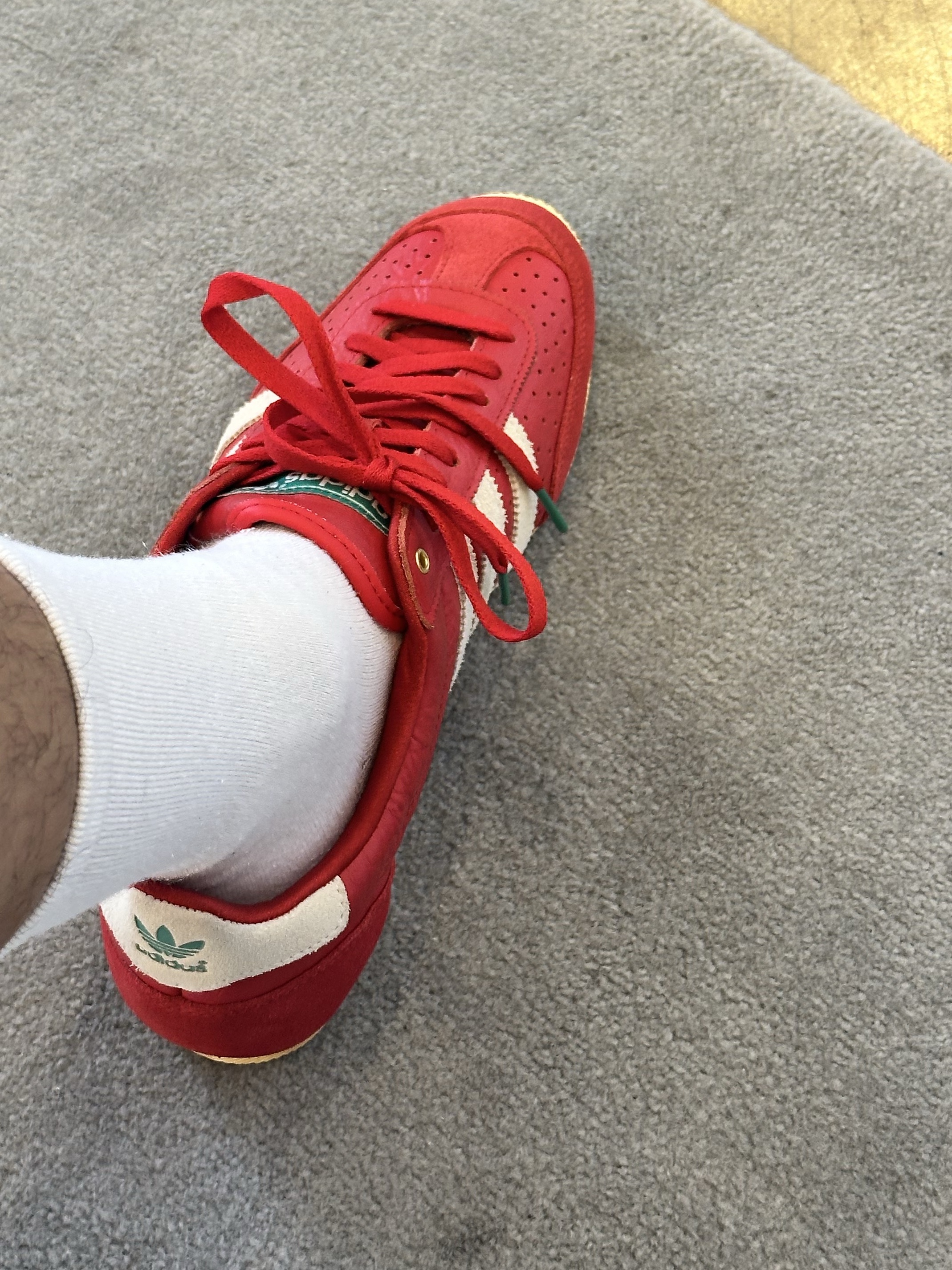 (W) Adidas Japan Shoes Better Scarlet Off White 착용 스타일 - 4