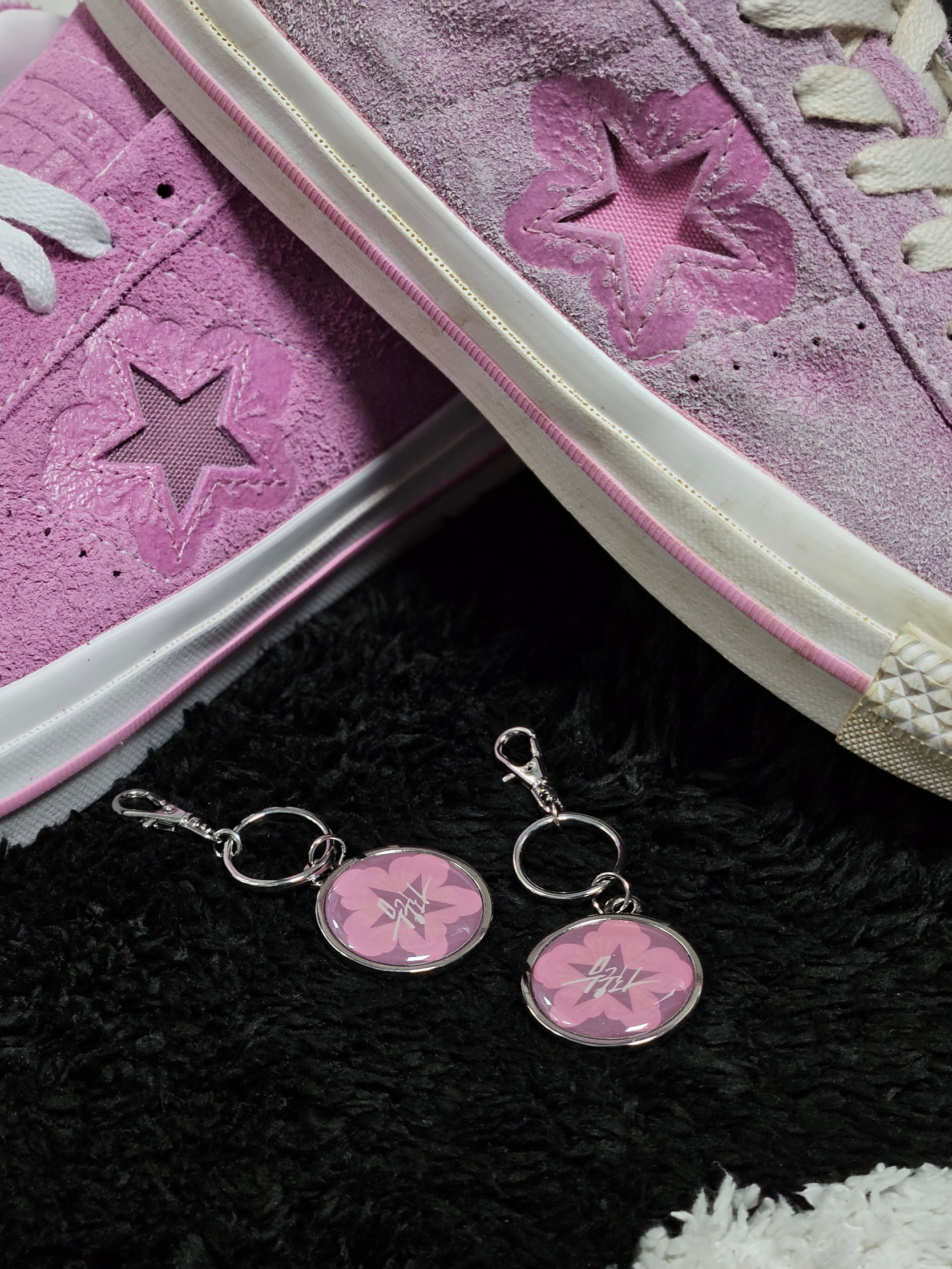 Converse One Star Pro Flower Light Orchid 착용 스타일 - 7