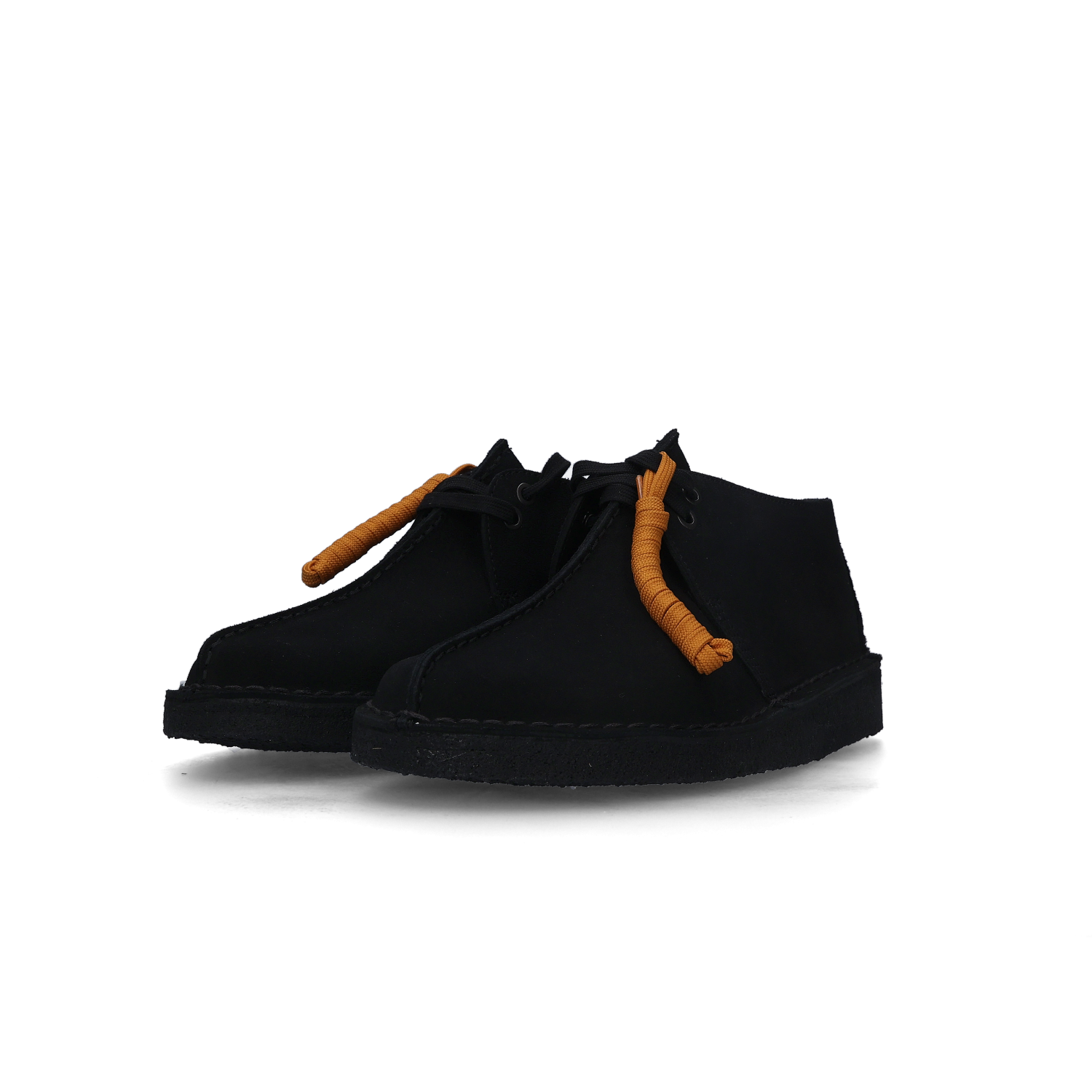 Clarks Desert Trek Black Suede