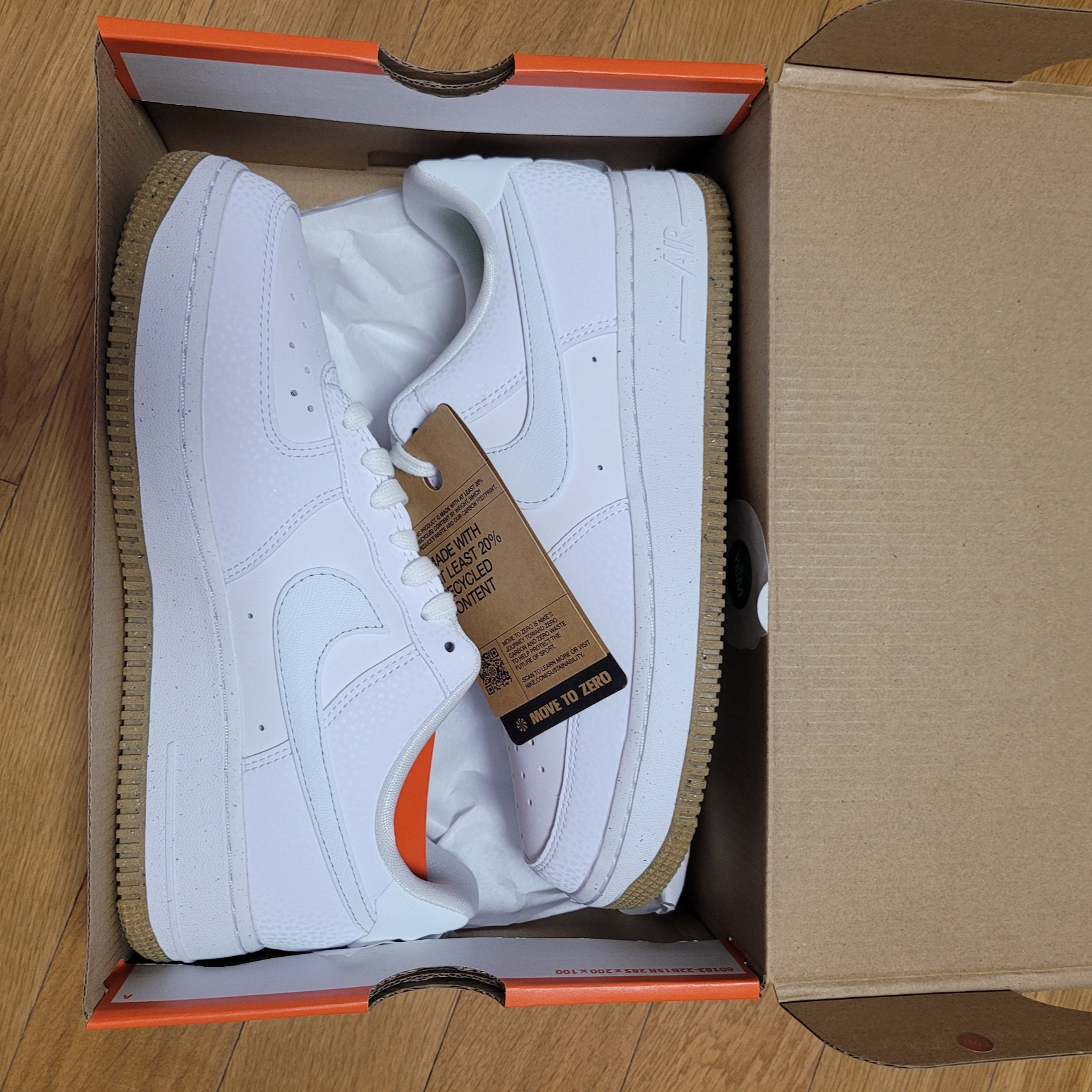 (W) Nike Air Force 1 '07 Next Nature White 착용 스타일