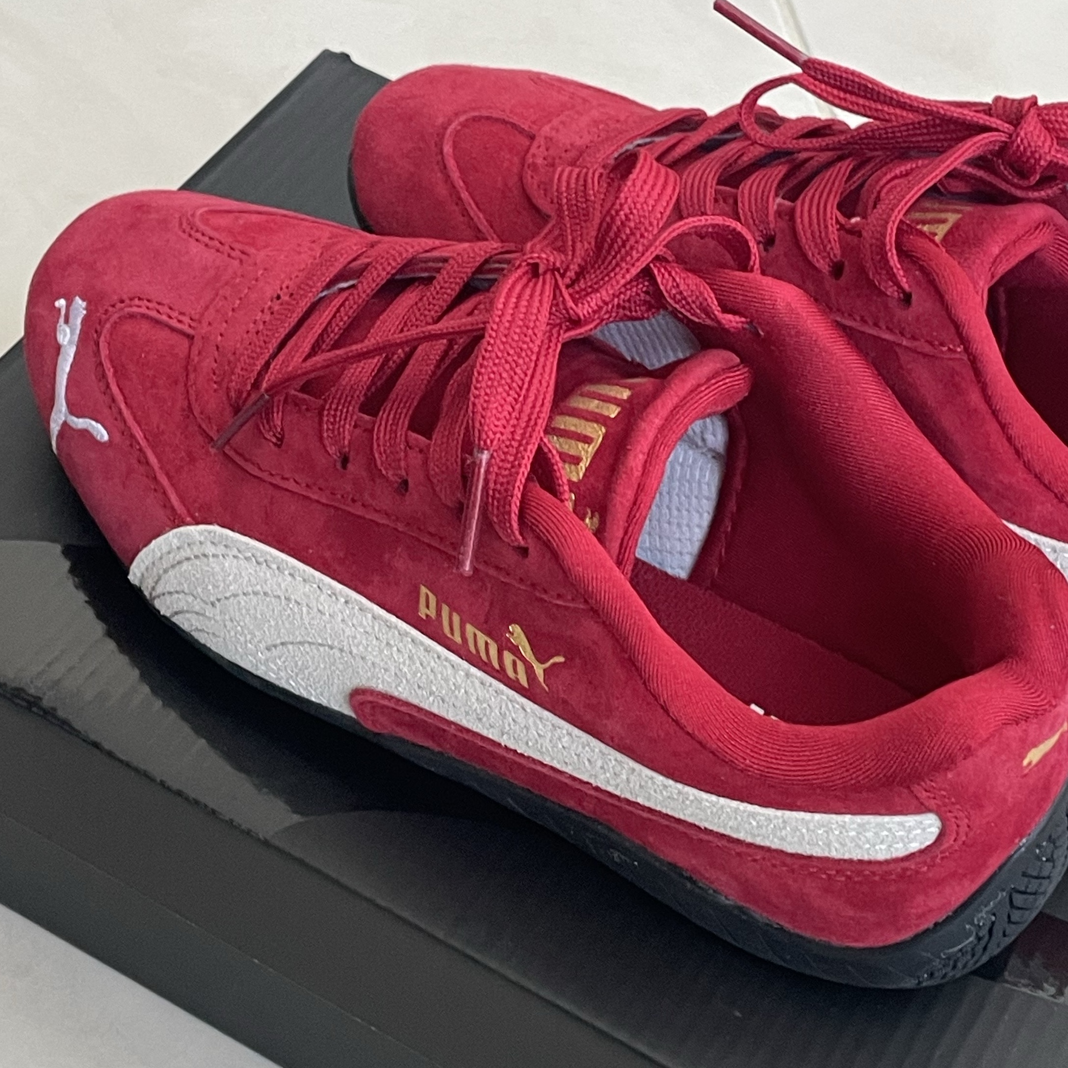 Puma Speedcat OG Red White 착용 스타일