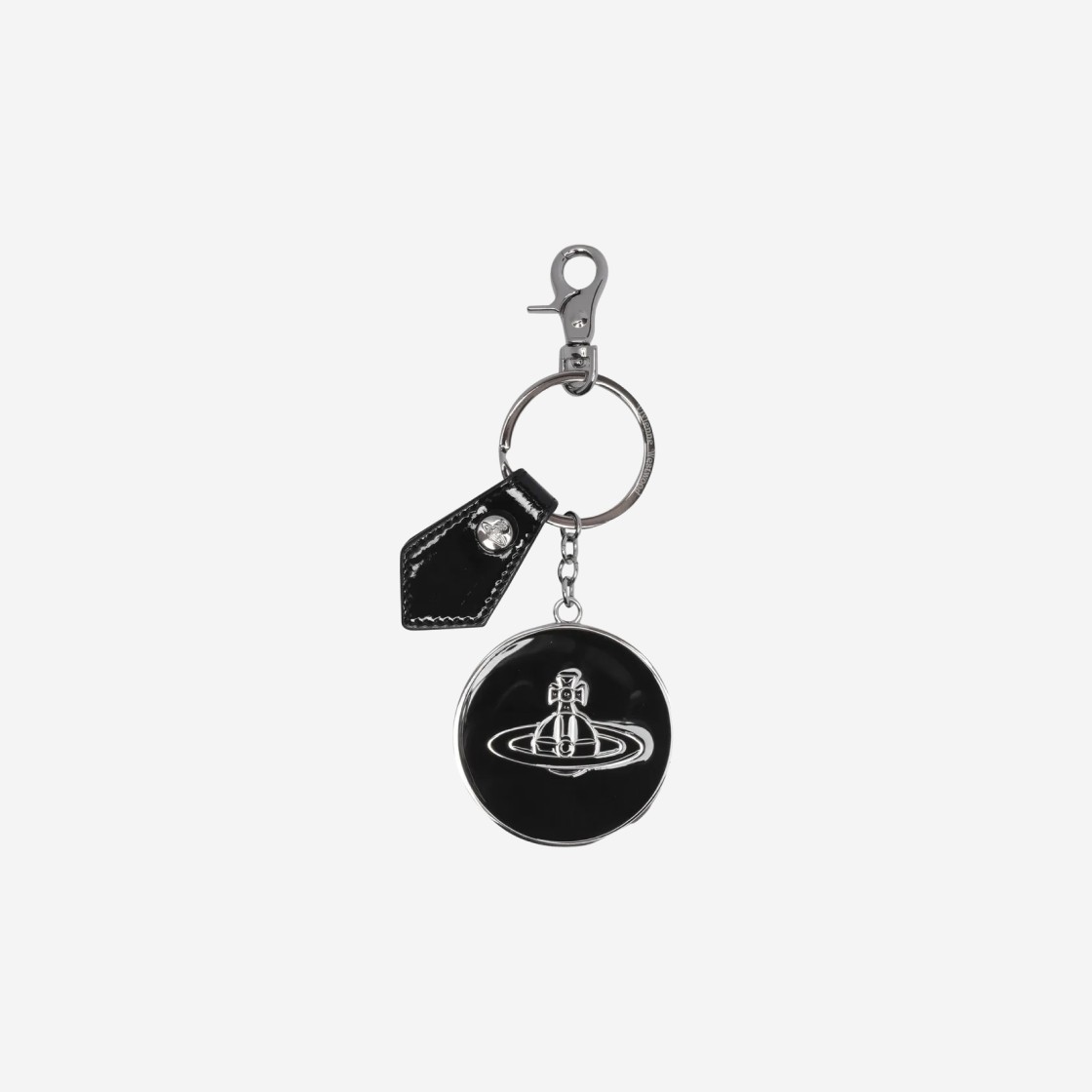 Vivienne Westwood Orb Mirror Keyring Black 상세 이미지 1