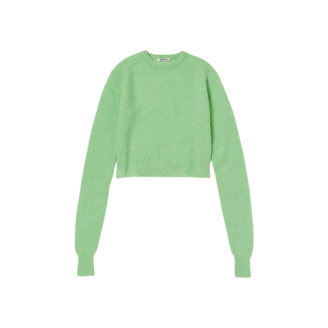 (W) Auralee Baby Suri Alpaca Sheer Knit P/O Light Green 상세 이미지 1