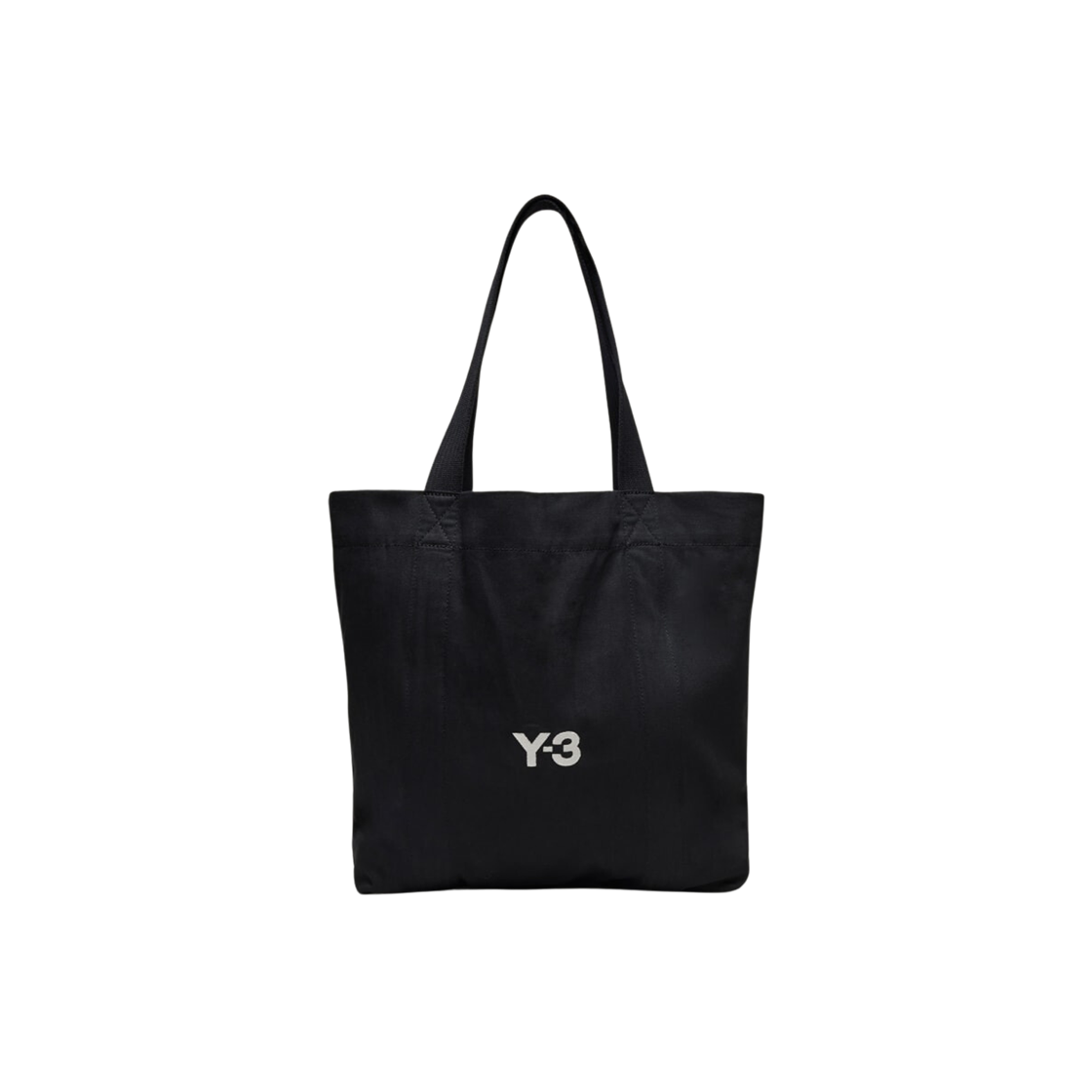 JJ3957 Y-3 Canvas Tote Black Talc - 대표 이미지 #1