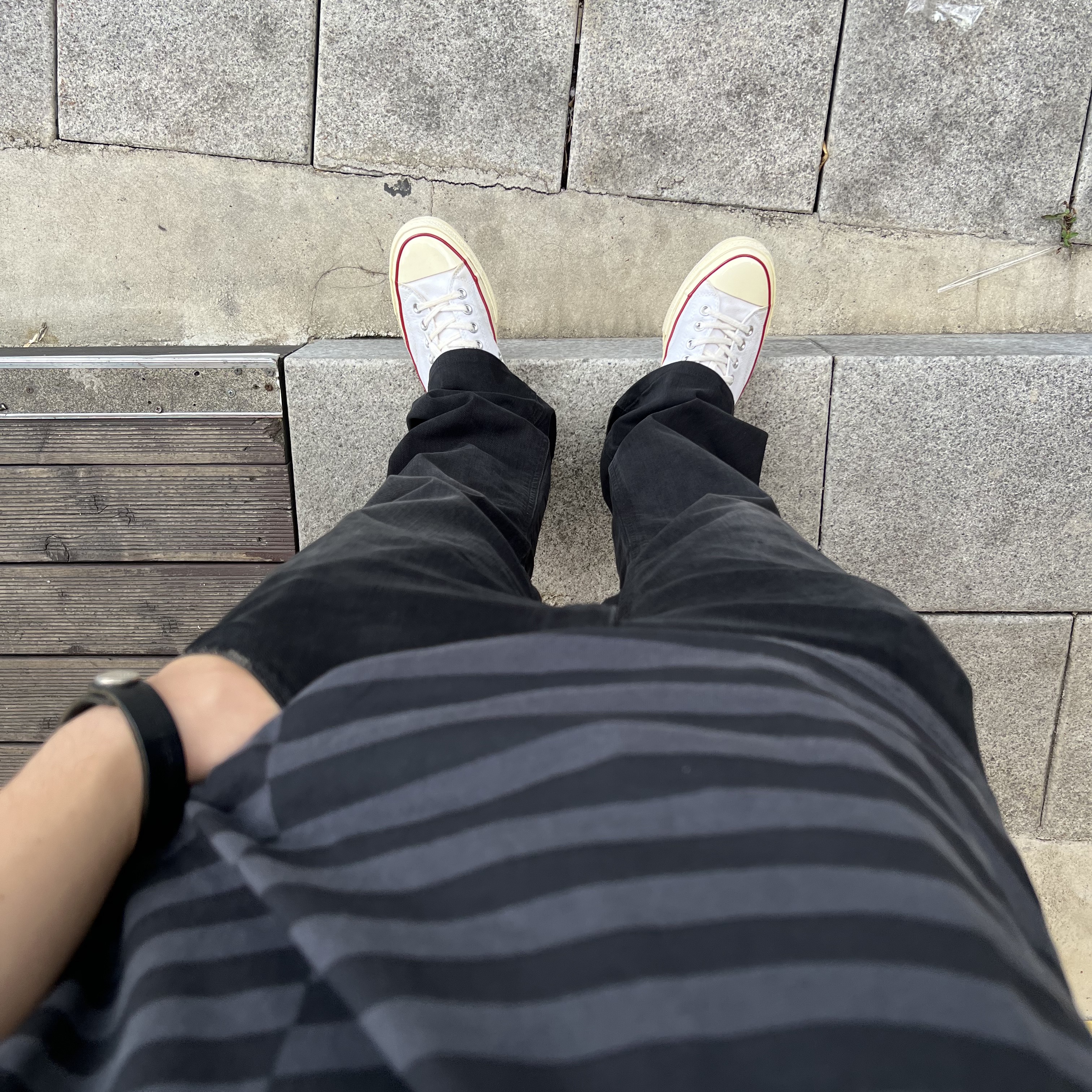 Converse Chuck 70 Ox White - Standard 착용 스타일 - 3