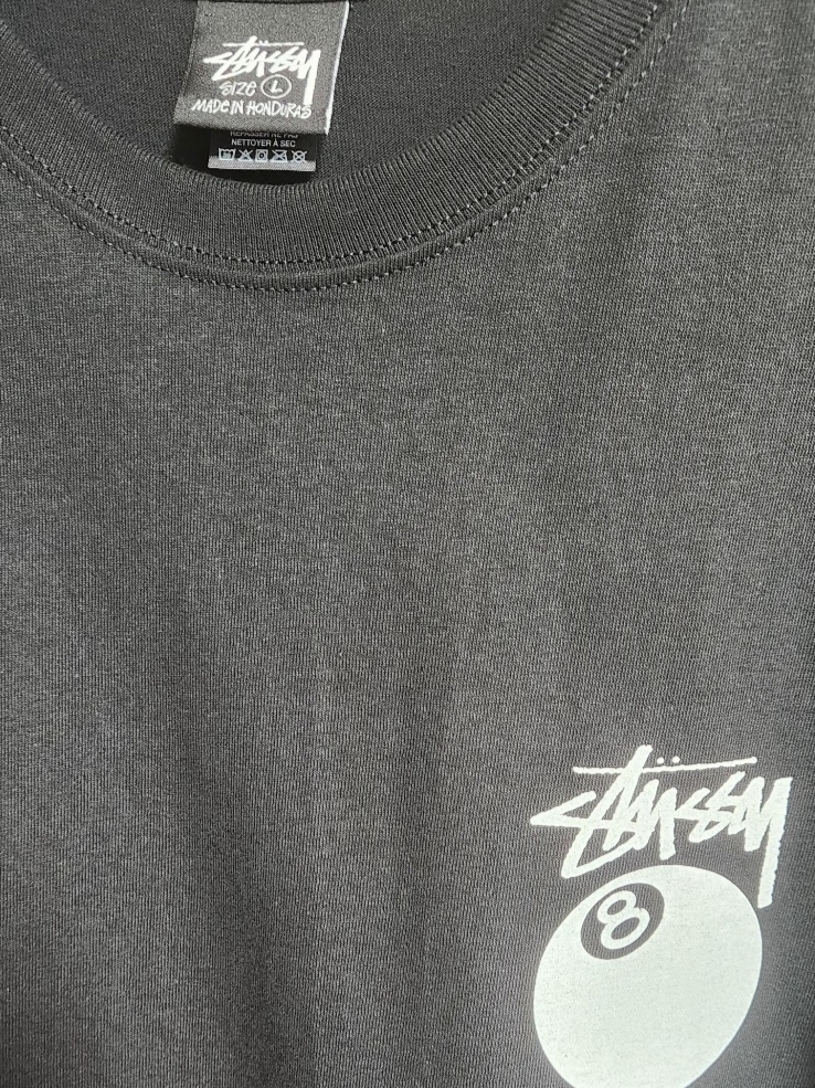 Stussy 8 Ball T-Shirt Black 착용 스타일