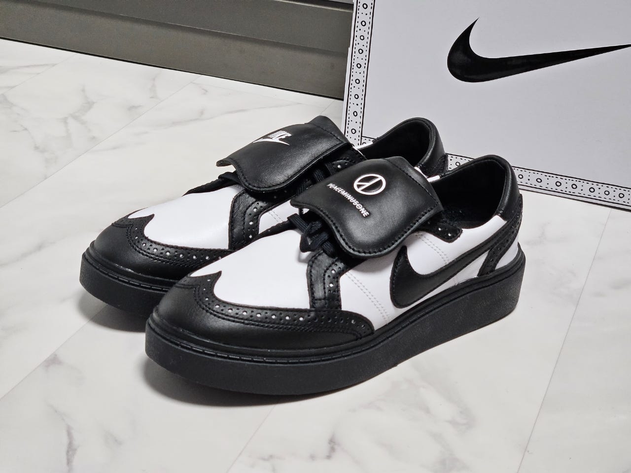 Nike Dunk Low Retro Black, Jordan 1 Low SE Concord 착용 스타일 - 9