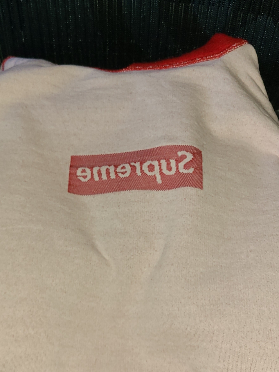 Supreme Inside Out Box Logo Hooded Sweatshirt Red - 23SS 착용 스타일 - 2