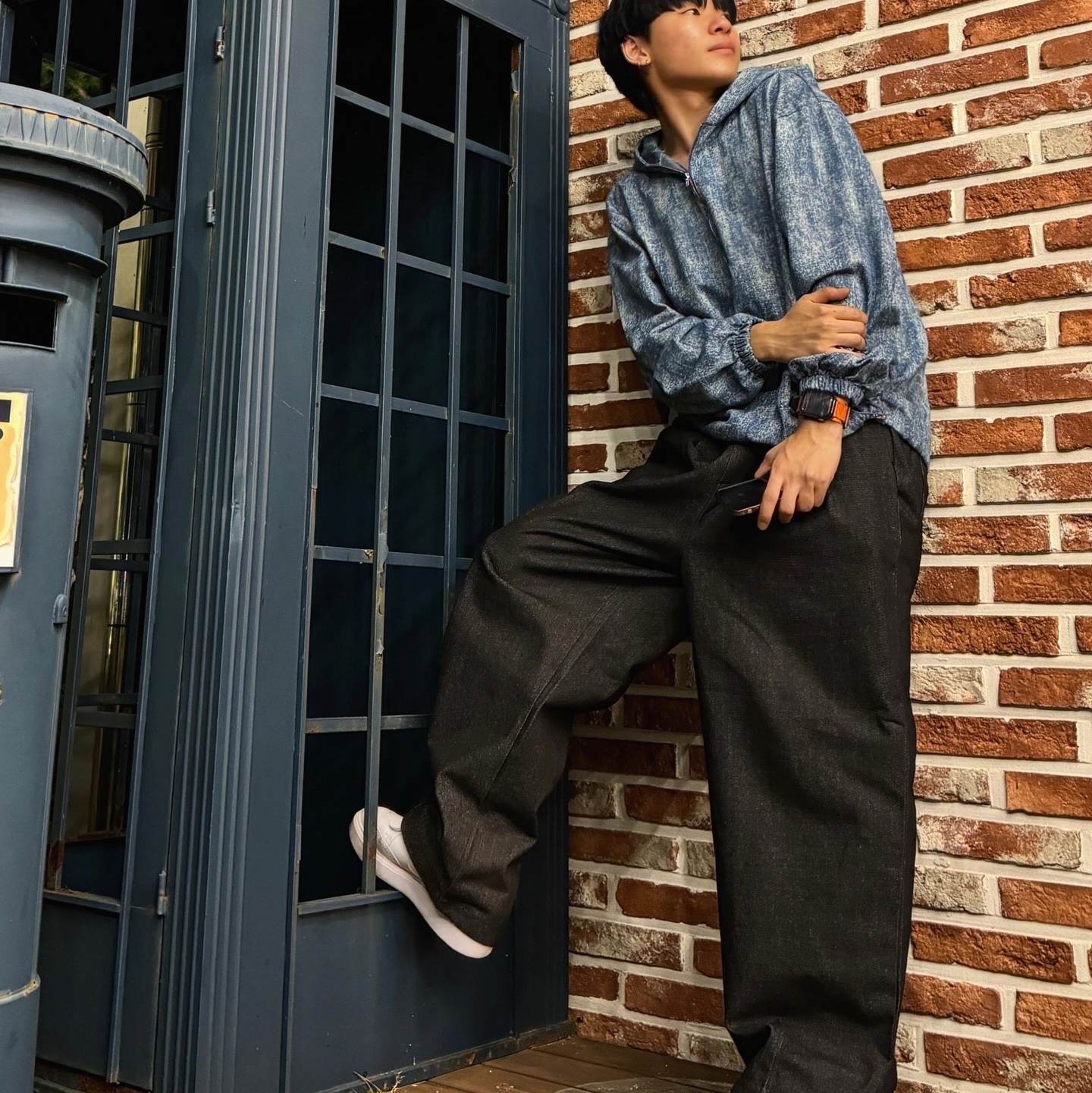 Nike x Peaceminusone Kwondo1 White 착용 스타일