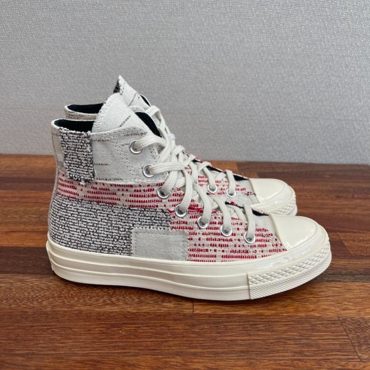 Converse Chuck 70 High Patchwork Twill 착용 스타일 - 1