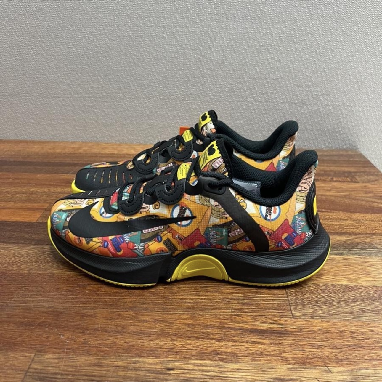 (W) Nike Naomi Osaka Air Zoom GP Turbo Black Vivid Sulfur 착용 스타일 - 1