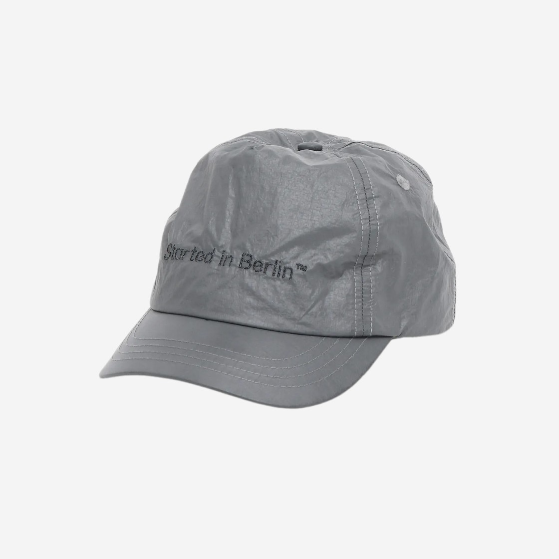 Optimistic Runners Started In Berlin Nylon Cap Dark Grey 상세 이미지 1