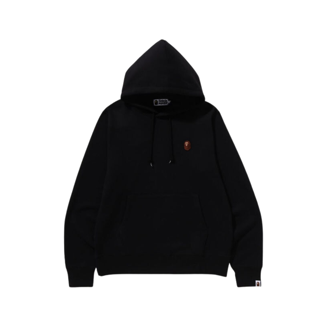 BAPE Ape Head One Point Pullover Hoodie Black 상세 이미지 1