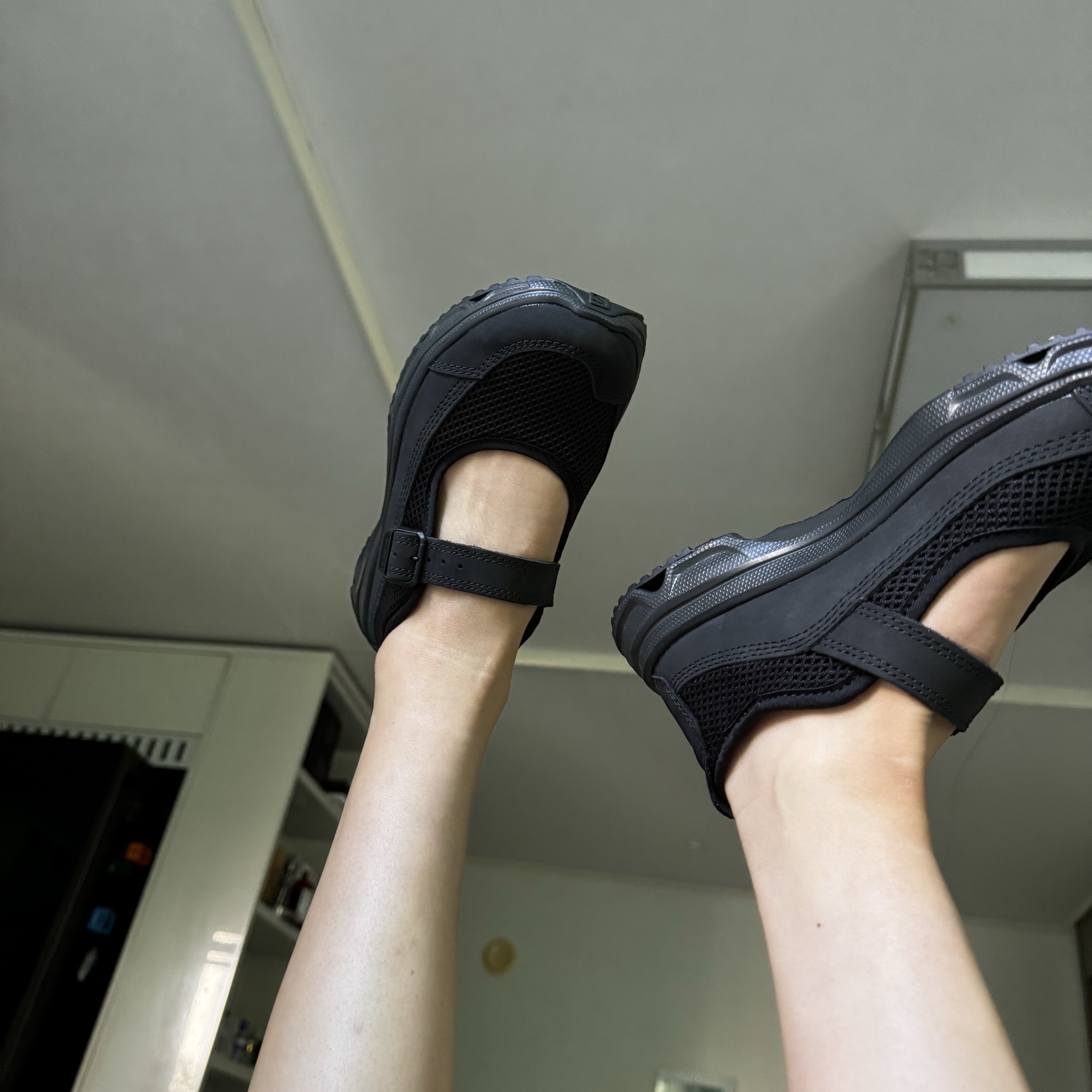 Salomon RX Marie Jeanne Black 착용 스타일 - 1