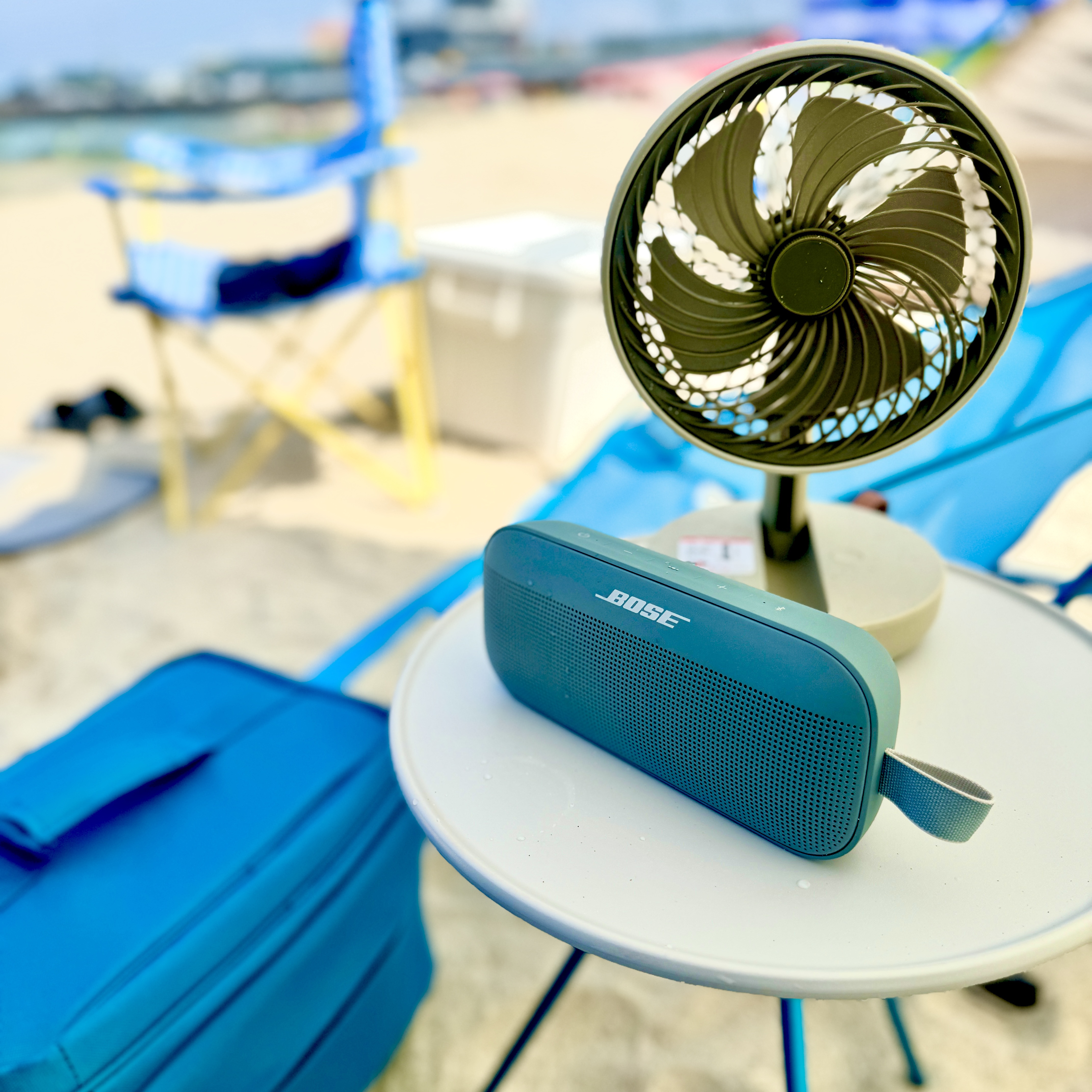 Helinox Royal Box Shade Sand 착용 스타일 - 2