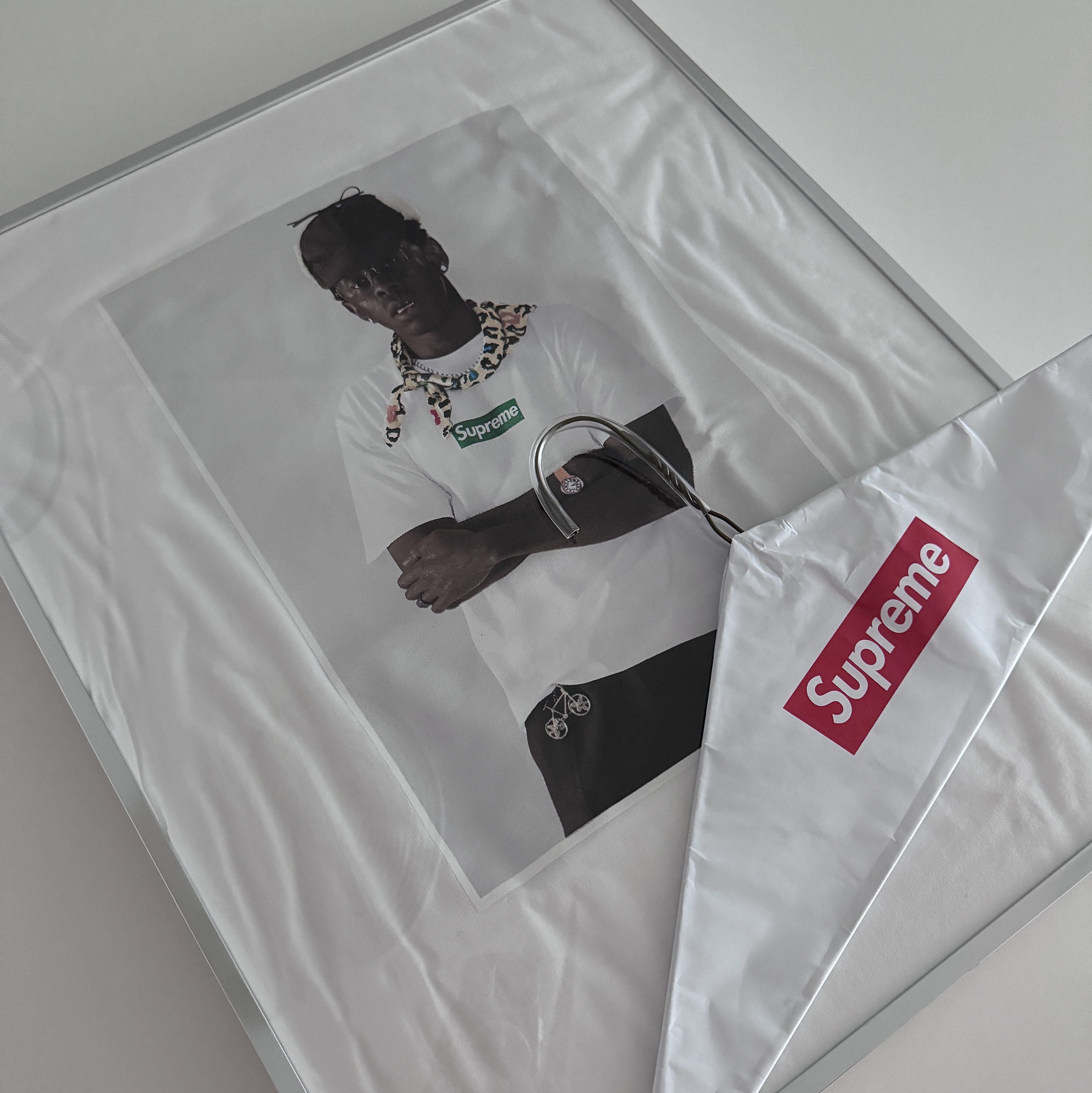 Supreme Tyler The Creator T-Shirt White - 24FW 착용 스타일
