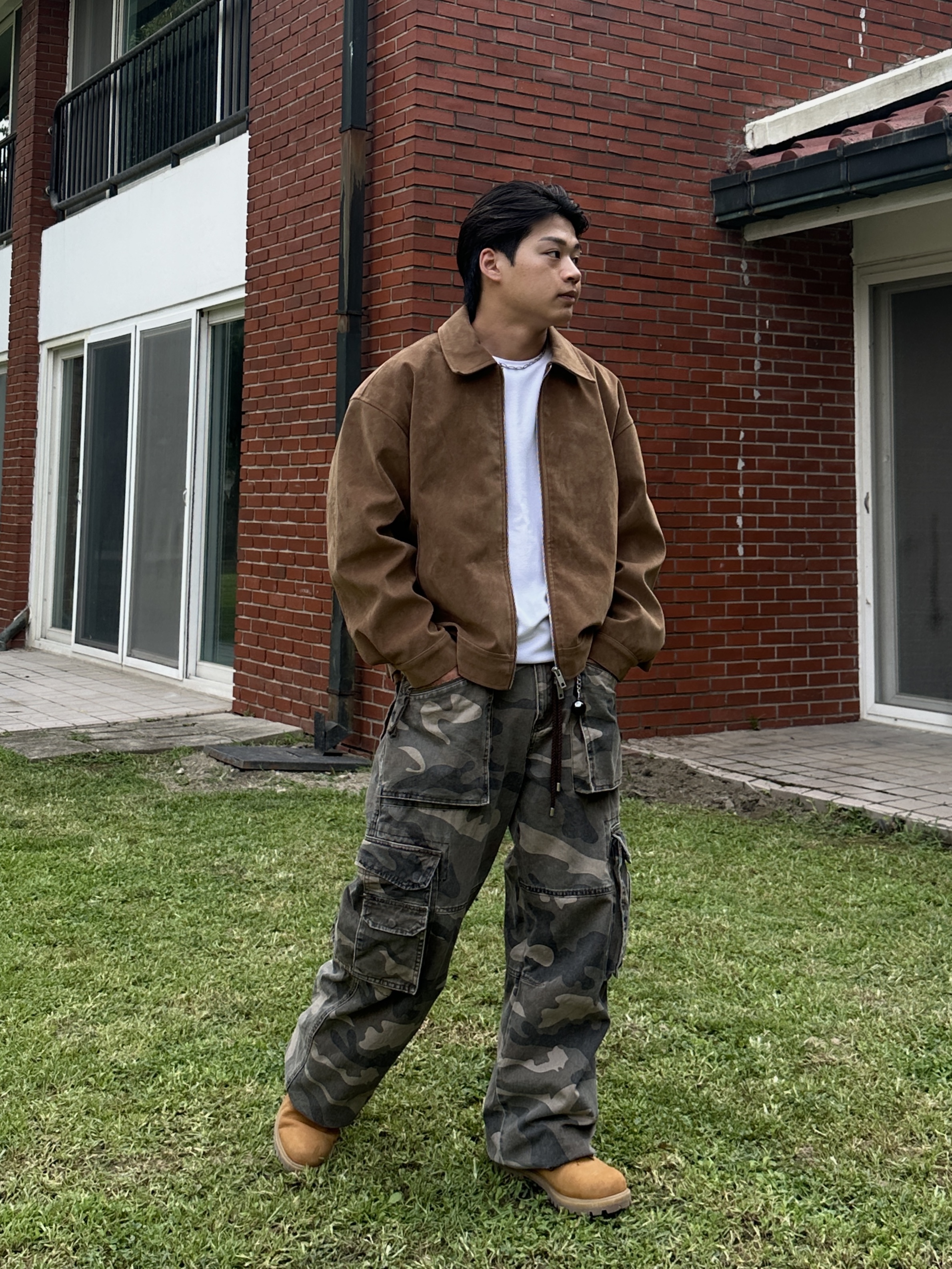 Timberland Premium 6 inch Waterproof Boot Wheat Nubuck - Wide, Timberland Premium 6 inch Waterproof Boot Wheat Nubuck - Medium 착용 스타일 - 3