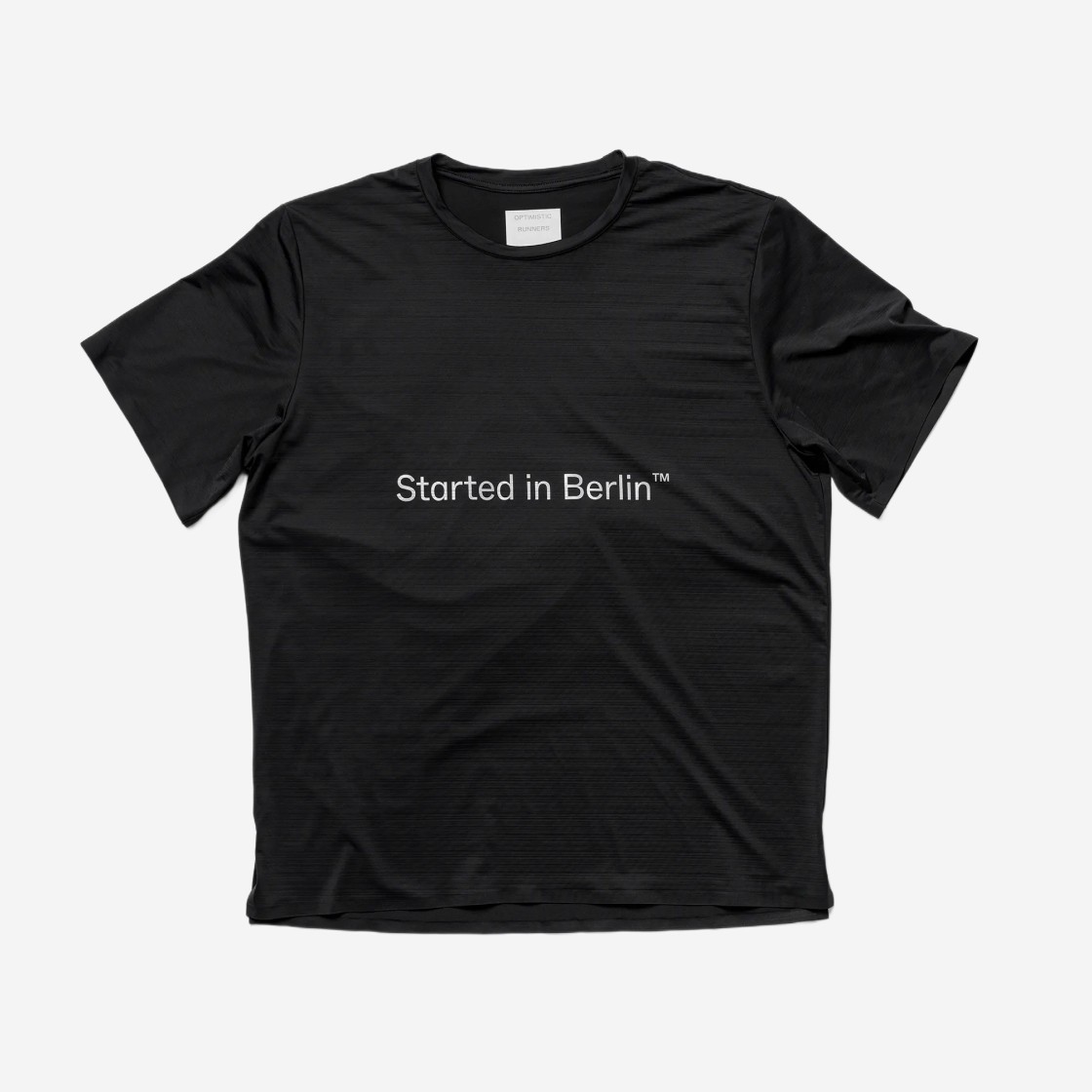 Optimistic Runners Started In Berlin T-Shirt Black 상세 이미지 1