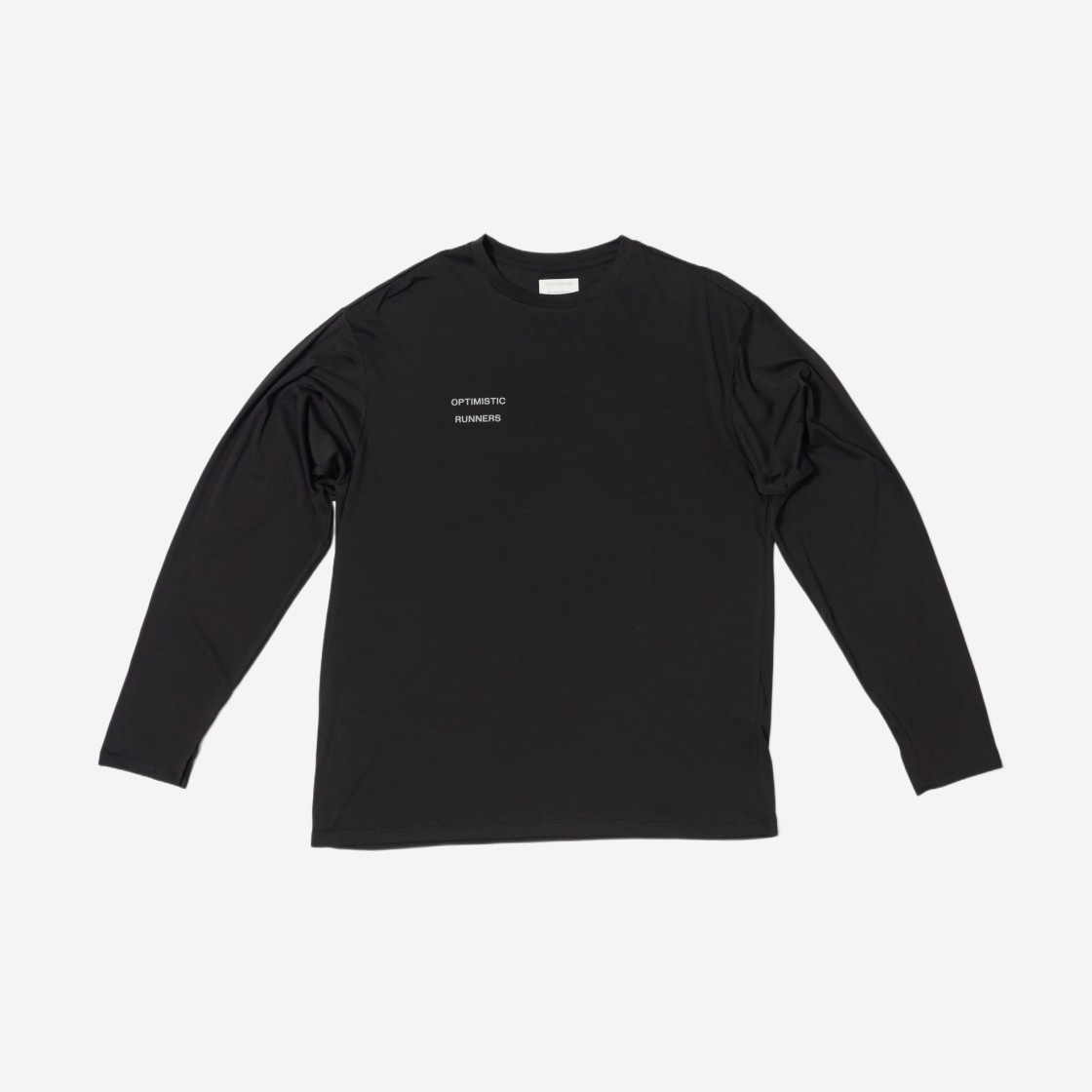 Optimistic Runners Recycled Oversize Longsleeve Black 상세 이미지 1