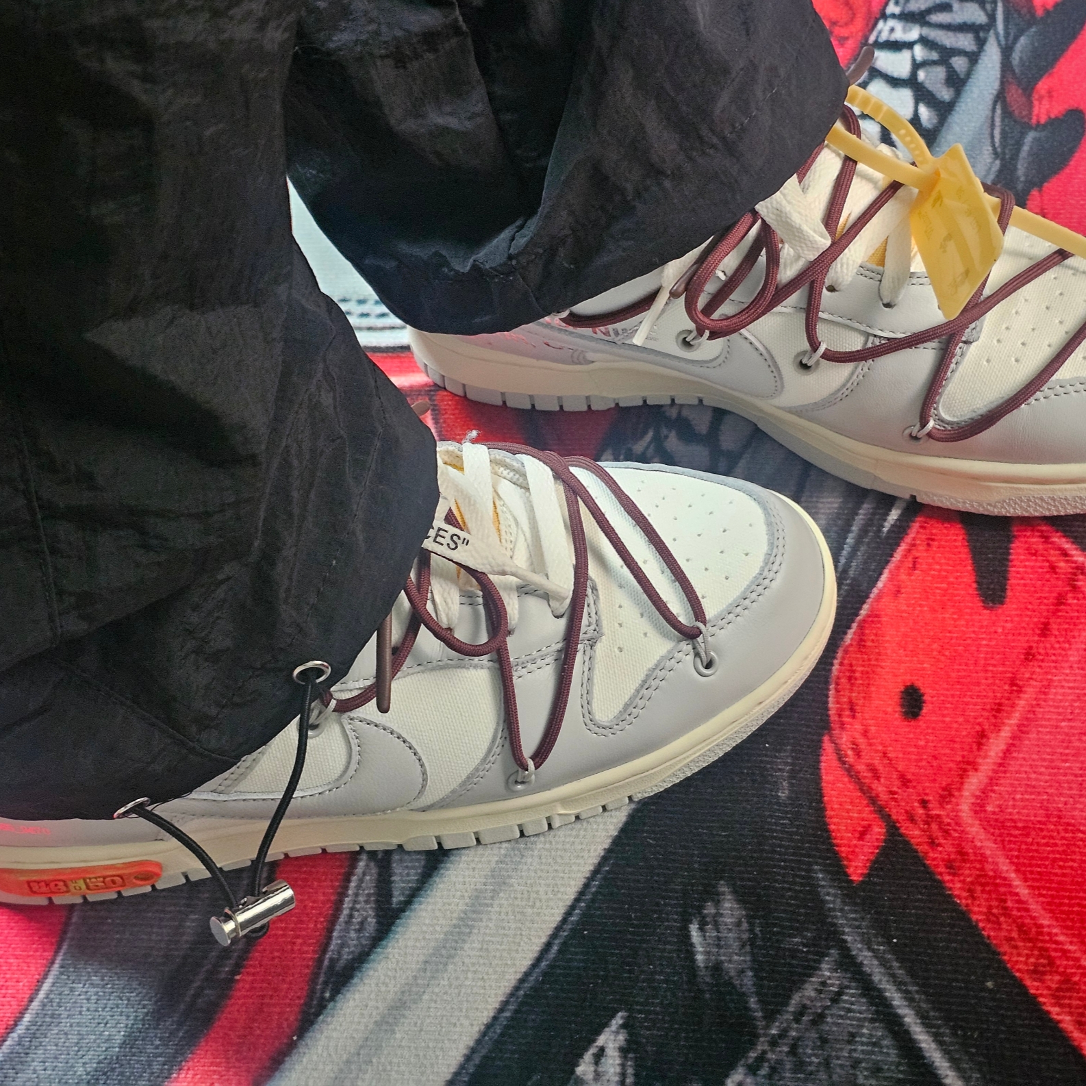 Nike x Off-White Dunk Low The 50 - Lot 46, Asics x Beams Gel-Kayano 14 Gore-Tex Black 착용 스타일 - 2