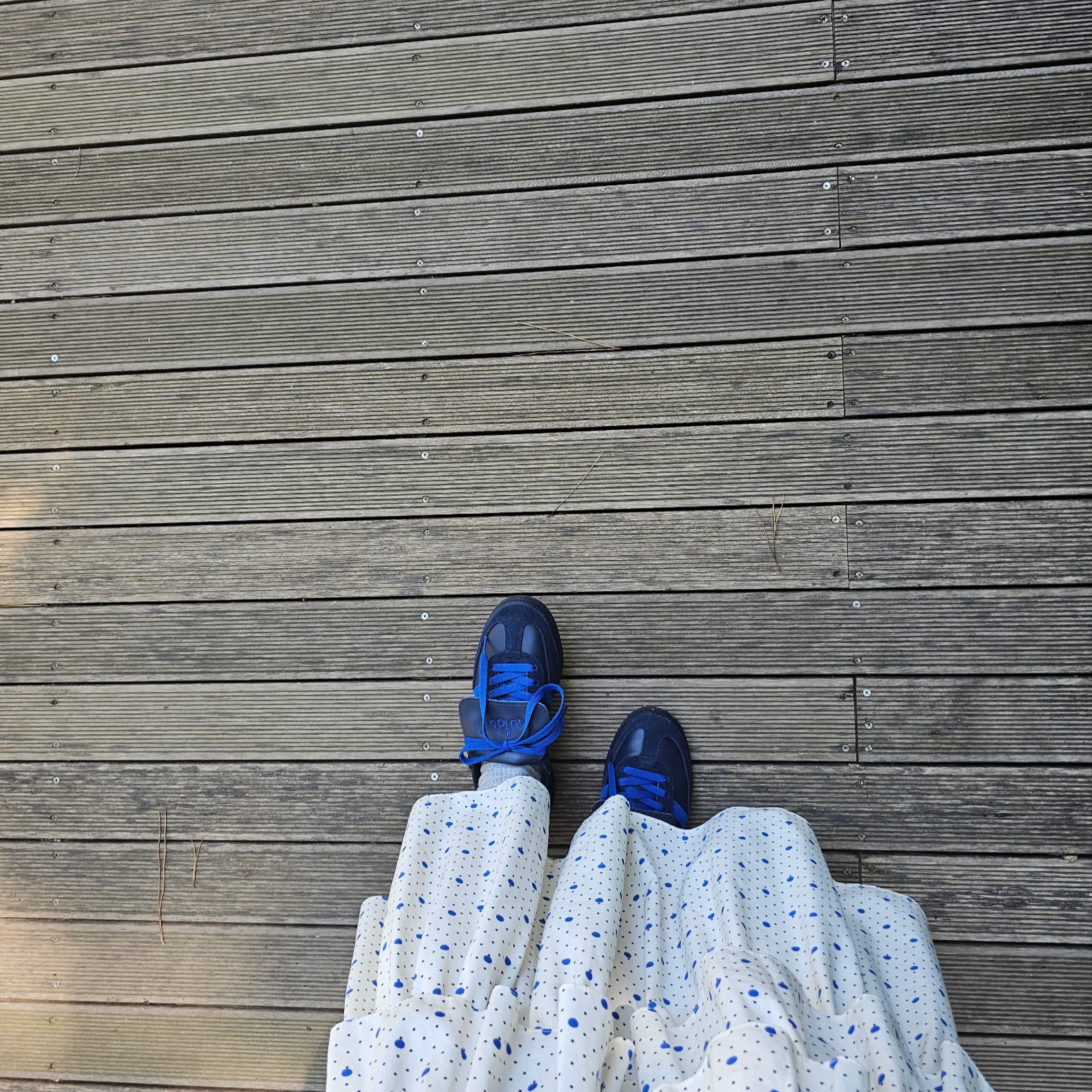Adidas Spezial Handball Night Indigo Power Blue 착용 스타일