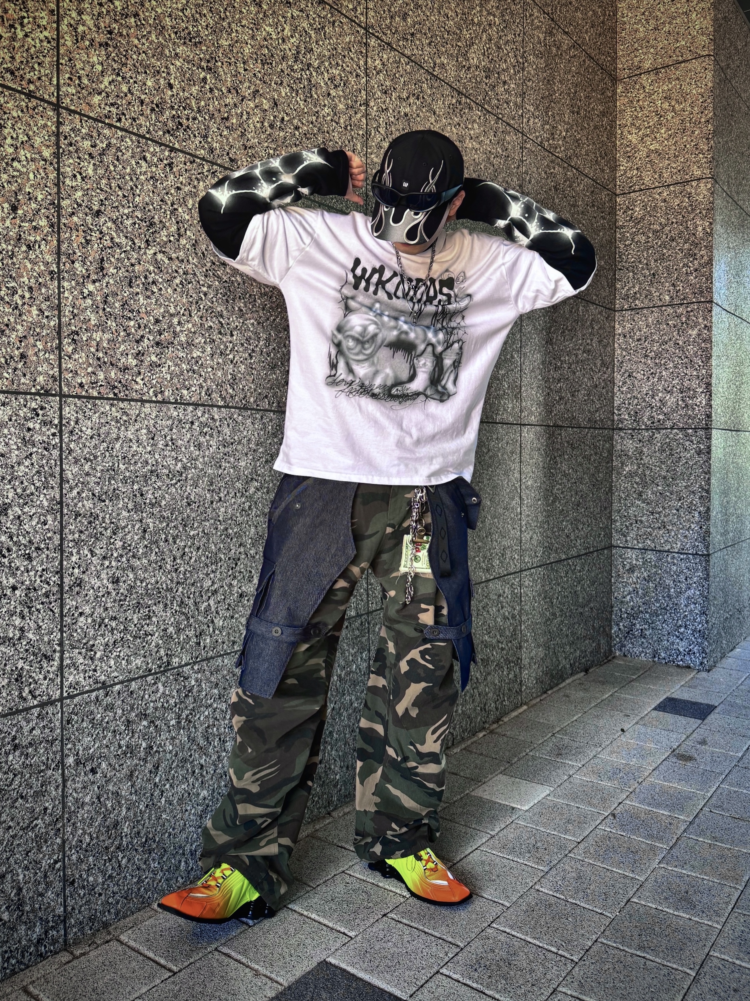 Yeezy Gap Engineered By Balenciaga Flame Cap Black, Diesel Dx1342 Stainless Steel Pendant Necklace Silver 착용 스타일 - 1