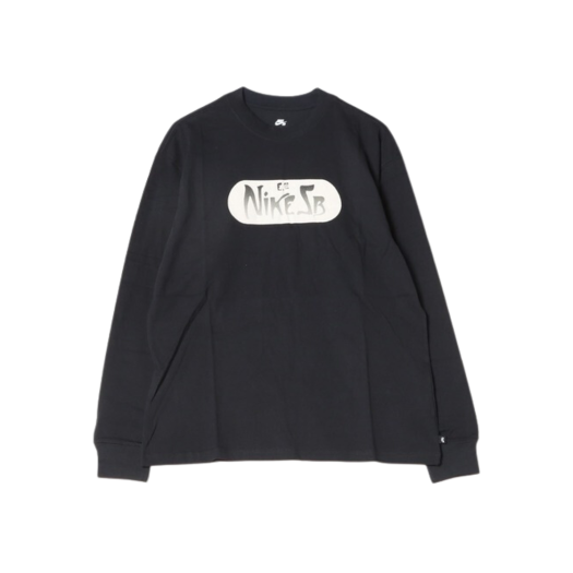 Nike SB Max90 Skateboarding Long Sleeve T-Shirt Black - Asia